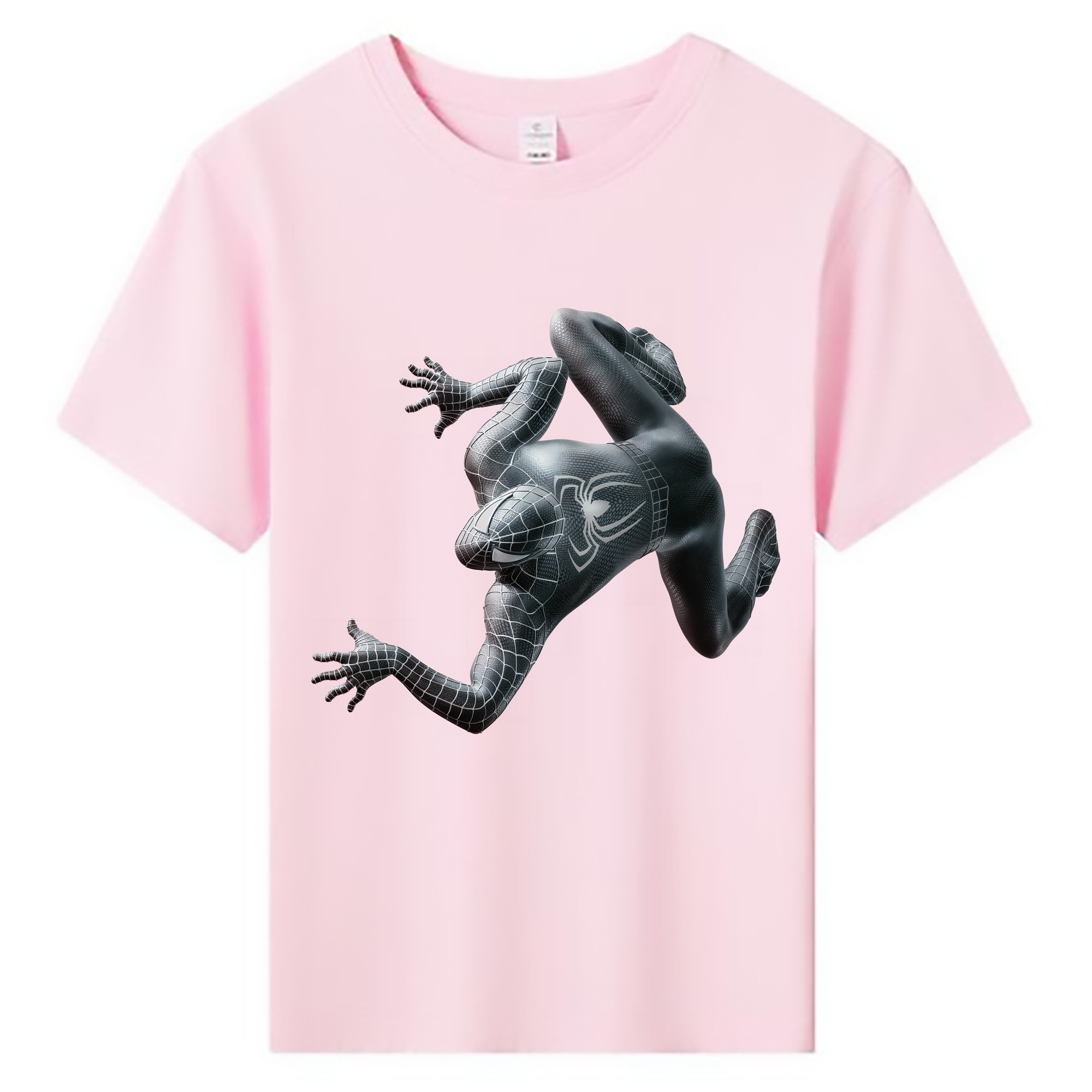 （画像用） Spider Man スパイダーマン 綿100％キッズTシャツ（フロントプリント）