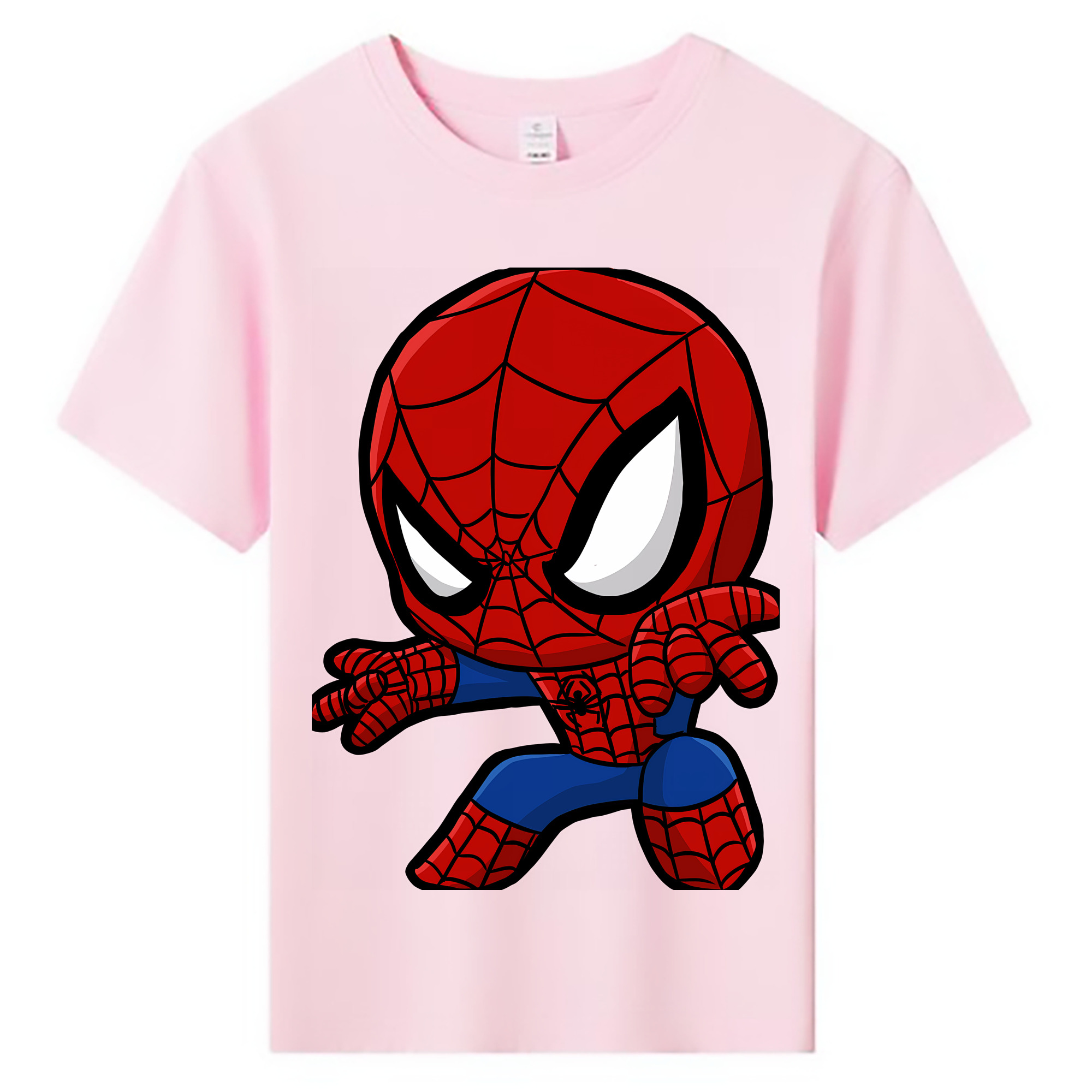 （画像用） Spider Man スパイダーマン 綿100％キッズTシャツ（フロントプリント）