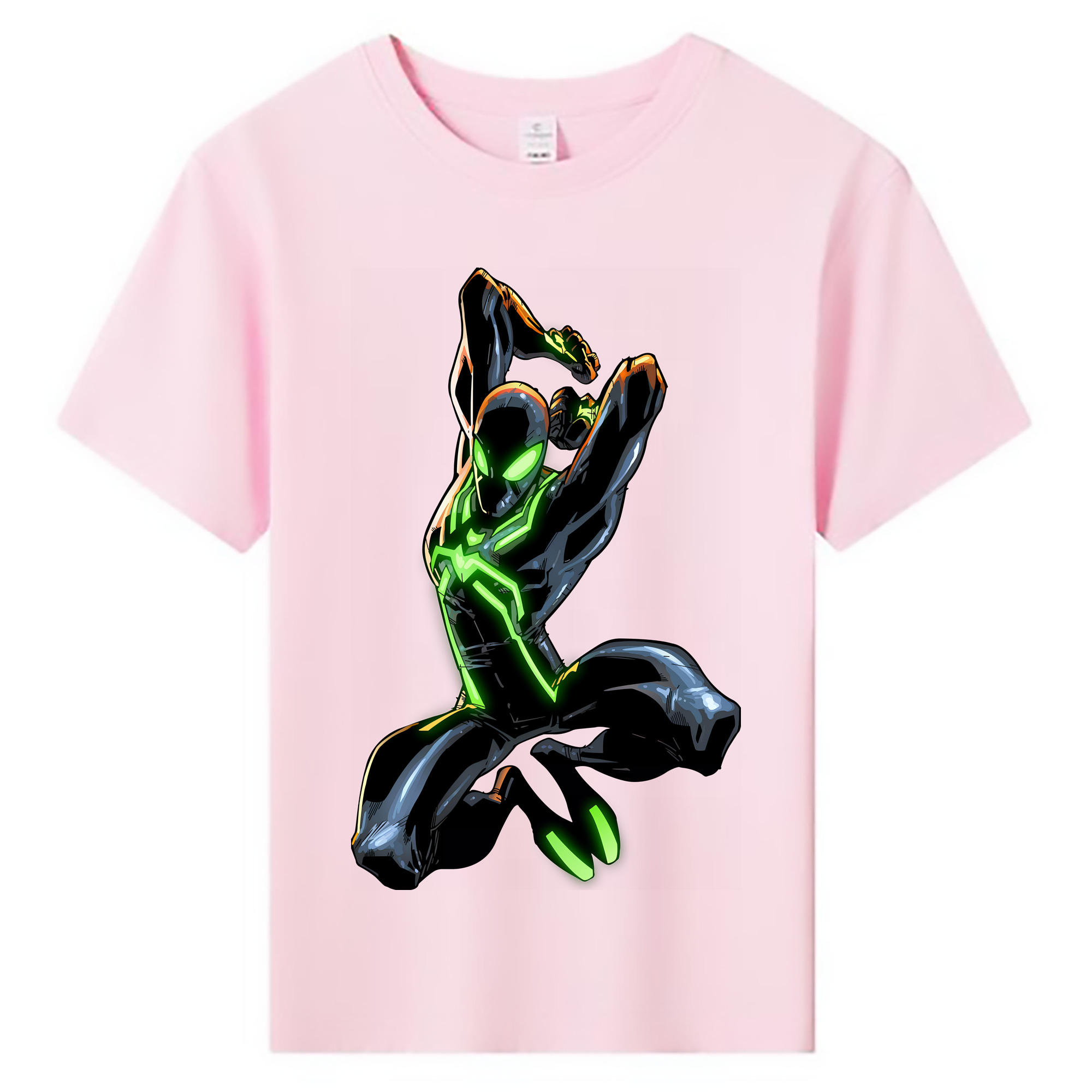 （画像用） Spider Man スパイダーマン 綿100％キッズTシャツ（フロントプリント）