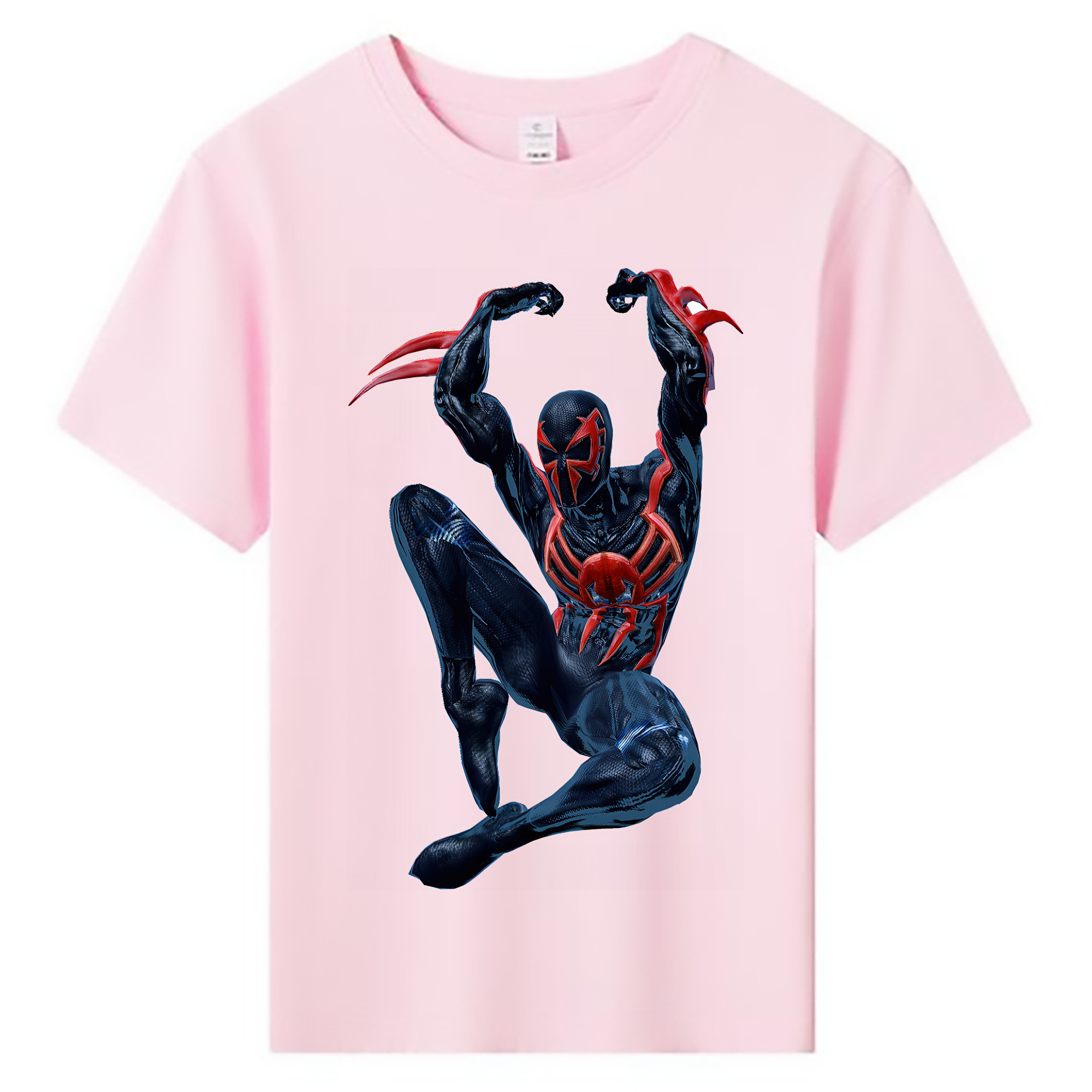 （画像用） Spider Man スパイダーマン 綿100％キッズTシャツ（フロントプリント）