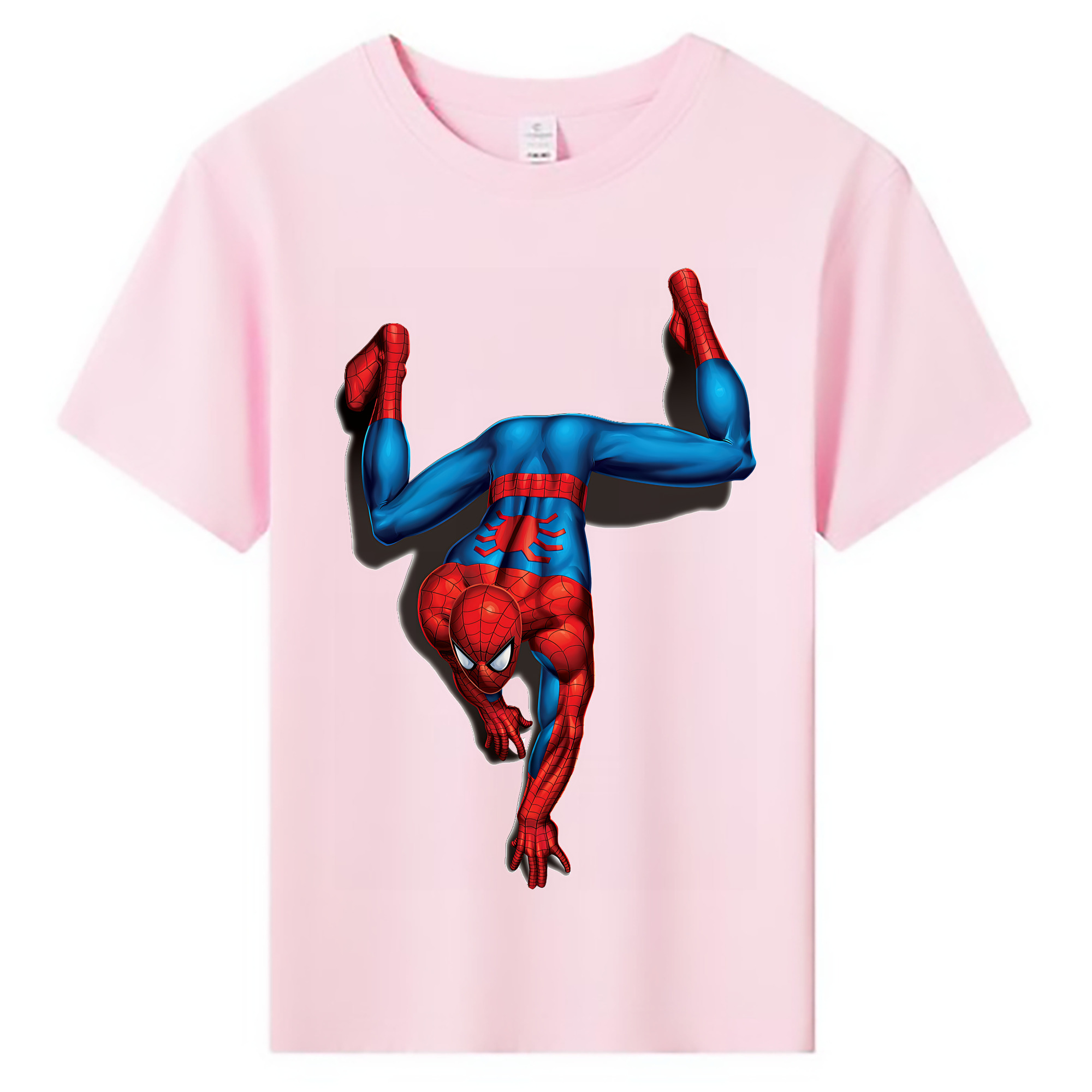 （画像用） Spider Man スパイダーマン 綿100％キッズTシャツ（フロントプリント）