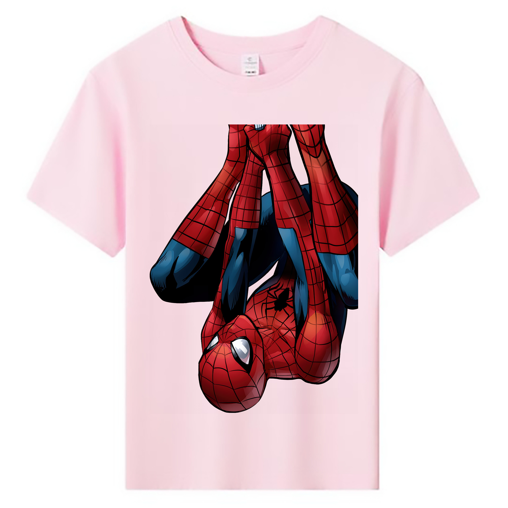 （画像用） Spider Man スパイダーマン 綿100％キッズTシャツ（フロントプリント）