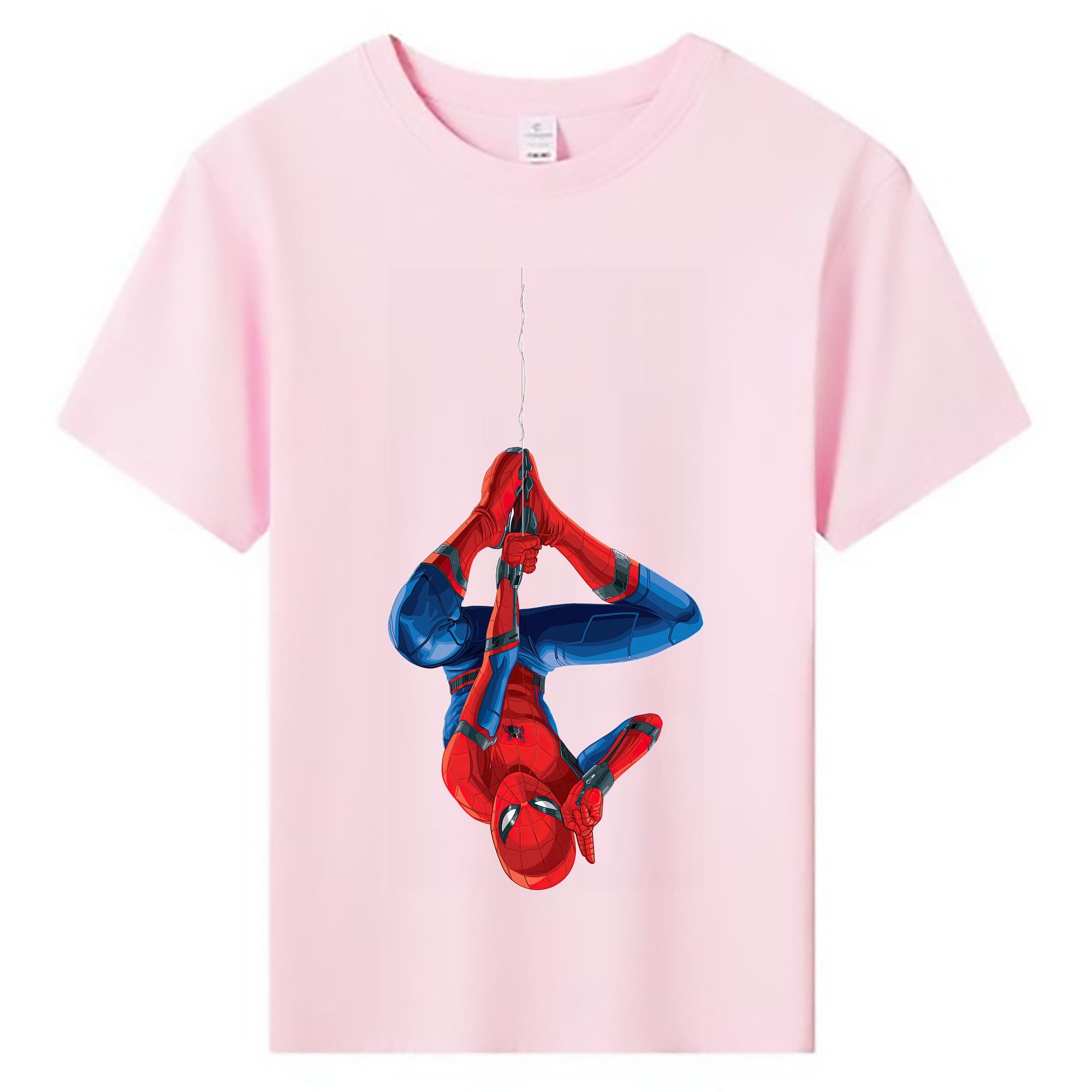 （画像用） Spider Man スパイダーマン 綿100％キッズTシャツ（フロントプリント）