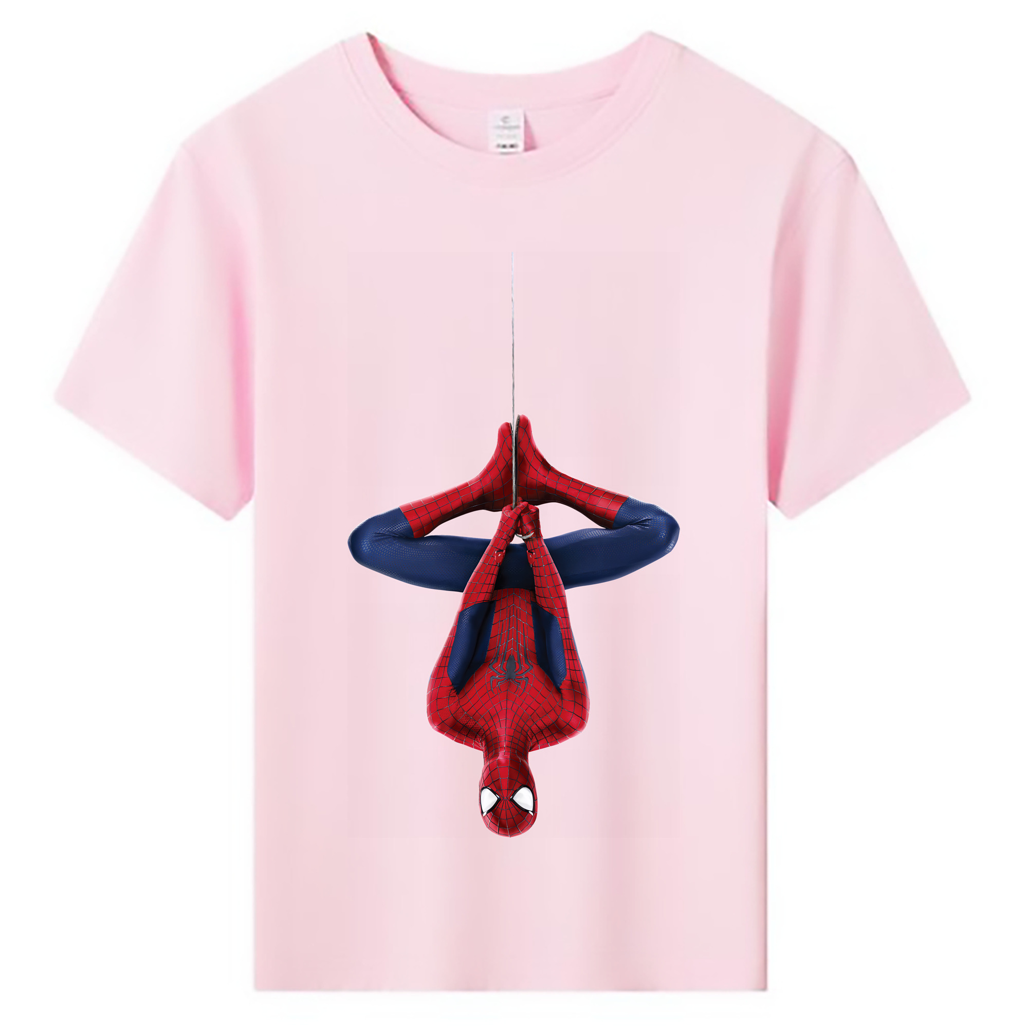 （画像用） Spider Man スパイダーマン 綿100％キッズTシャツ（フロントプリント）