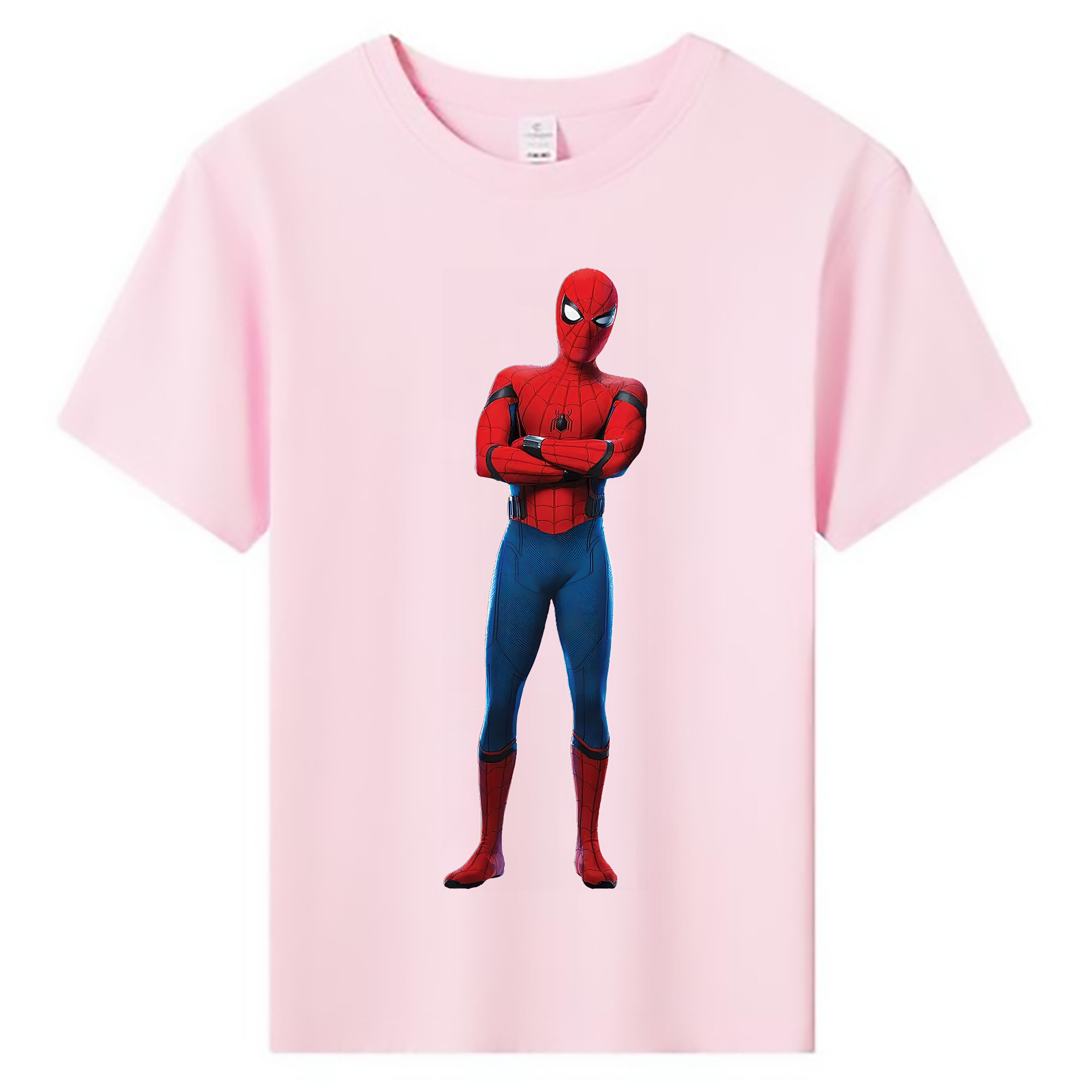 （画像用） Spider Man スパイダーマン 綿100％キッズTシャツ（フロントプリント）