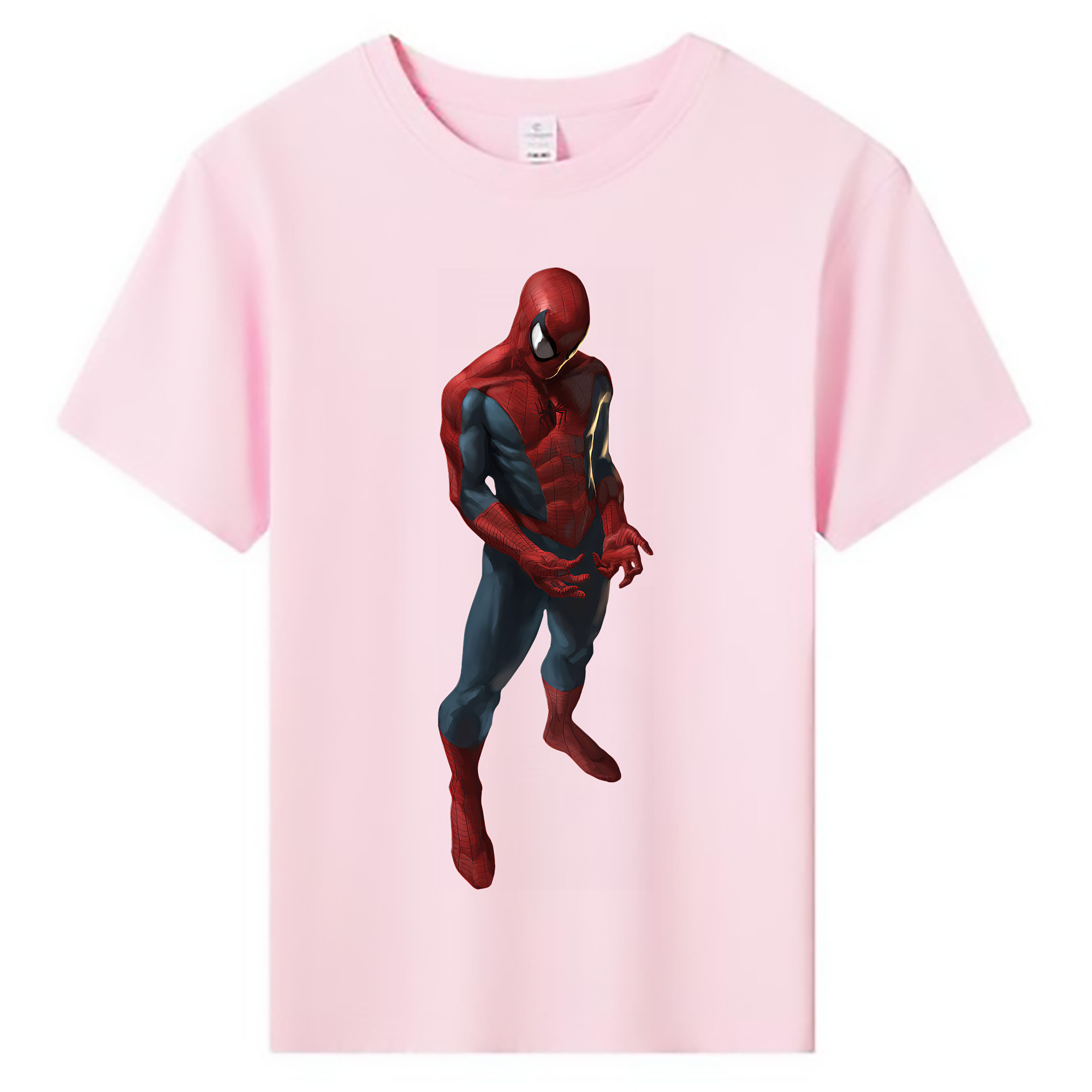 （画像用） Spider Man スパイダーマン 綿100％キッズTシャツ（フロントプリント）