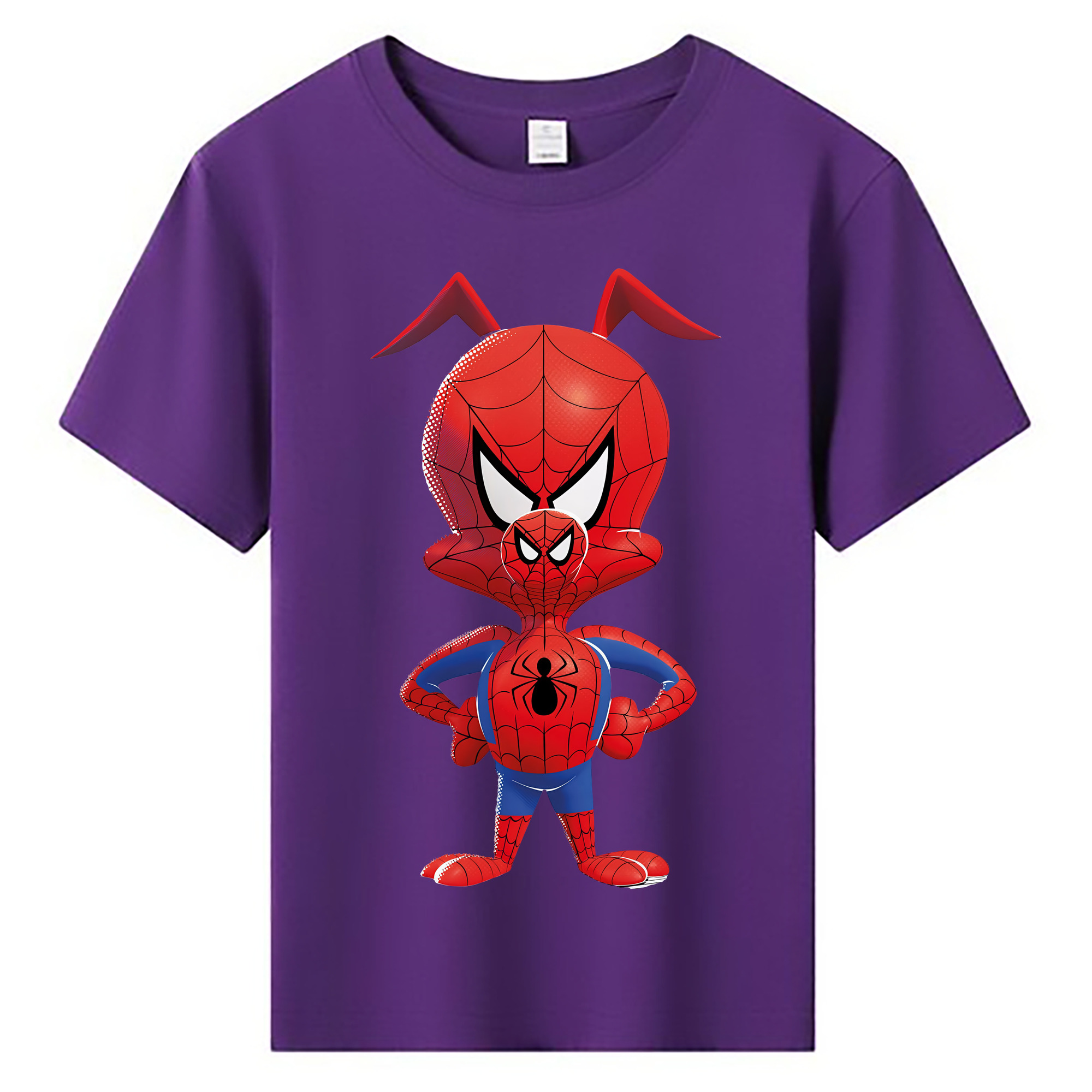 （画像用） Spider Man スパイダーマン 綿100％キッズTシャツ（フロントプリント）