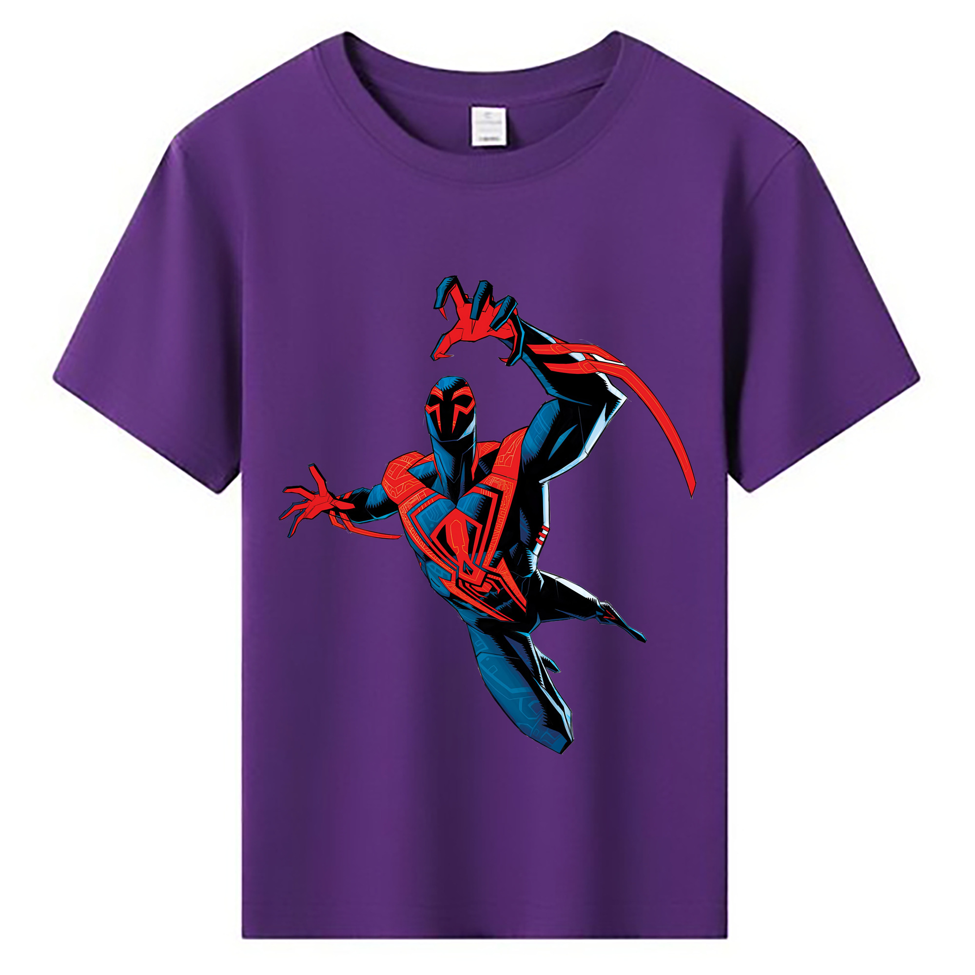（画像用） Spider Man スパイダーマン 綿100％キッズTシャツ（フロントプリント）