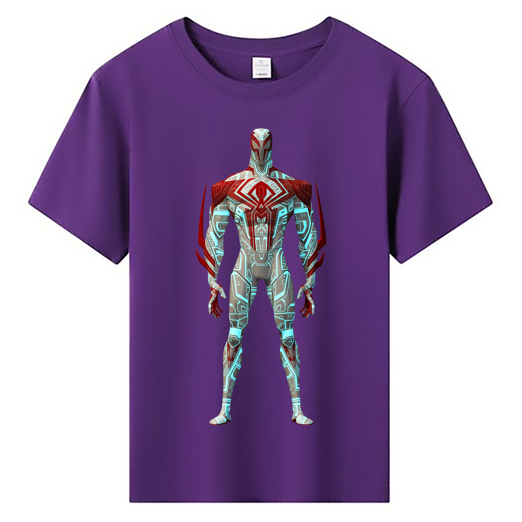 （画像用） Spider Man スパイダーマン 綿100％キッズTシャツ（フロントプリント）