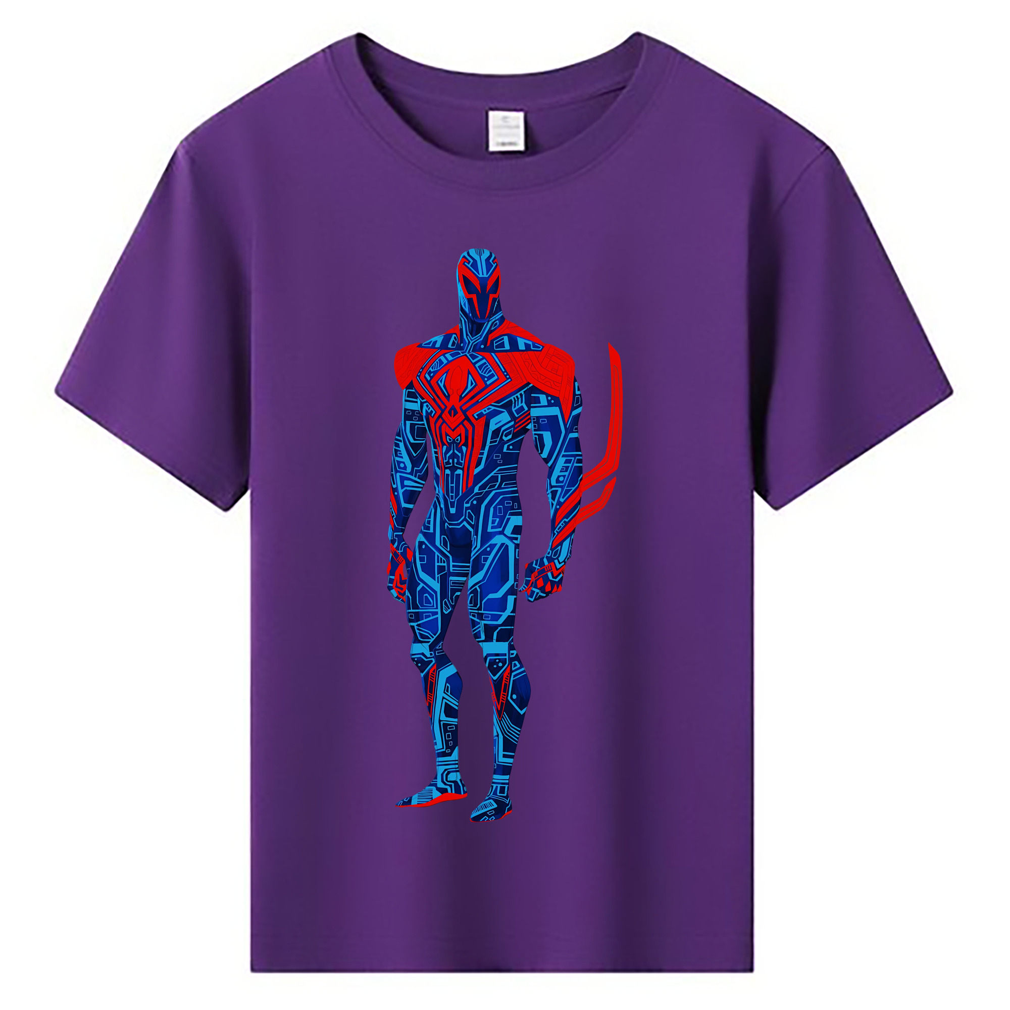 （画像用） Spider Man スパイダーマン 綿100％キッズTシャツ（フロントプリント）