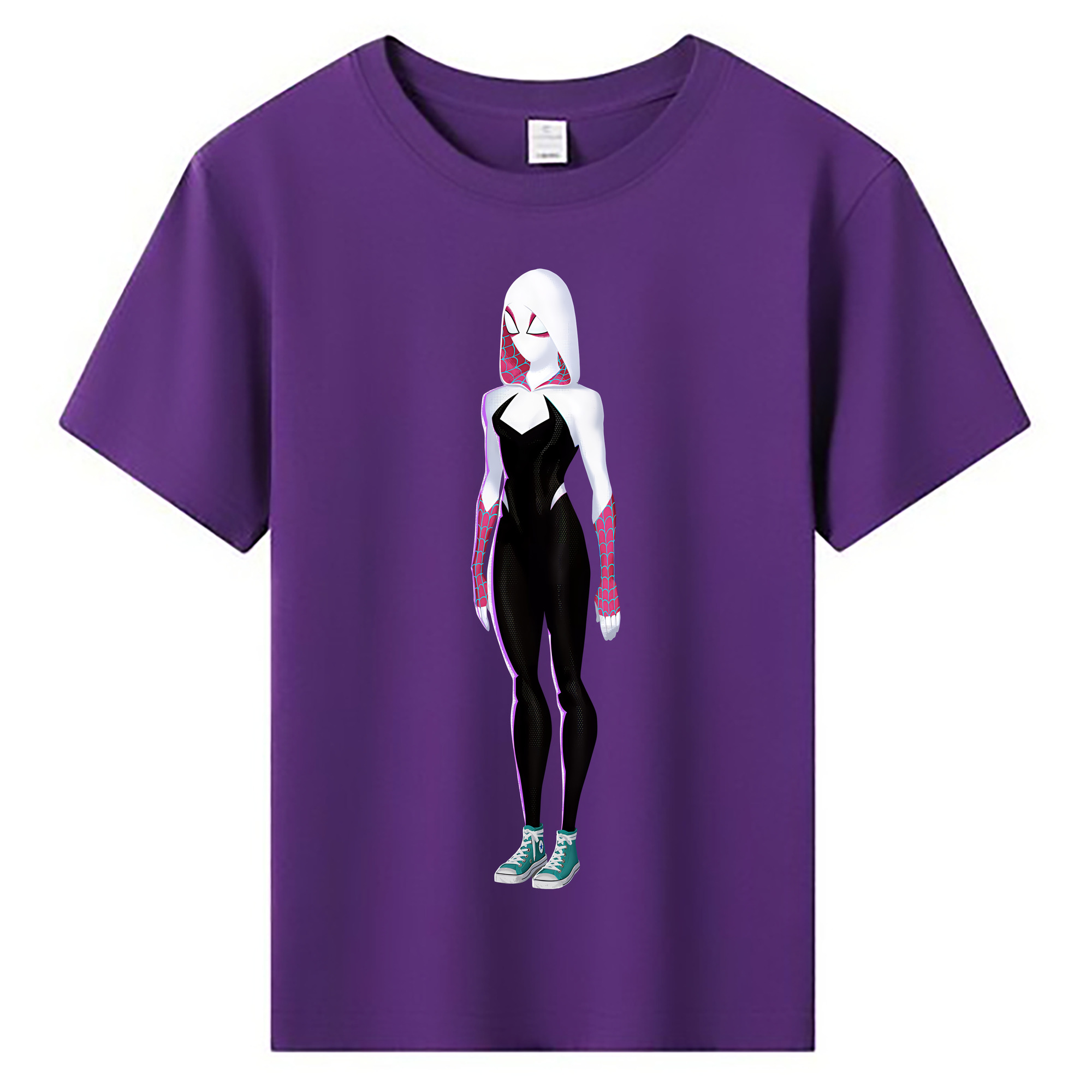 （画像用） Spider Man スパイダーマン 綿100％キッズTシャツ（フロントプリント）