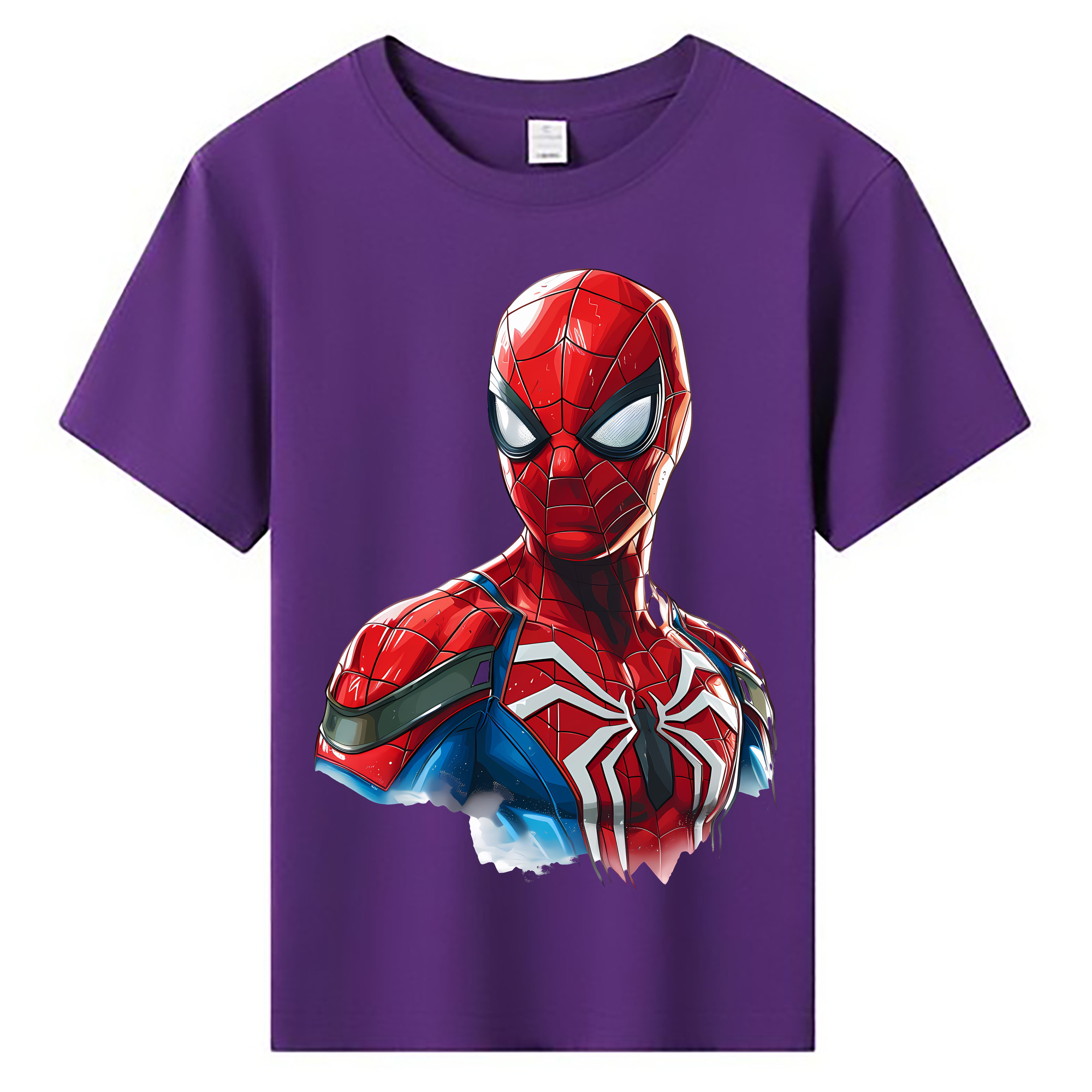 （画像用） Spider Man スパイダーマン 綿100％キッズTシャツ（フロントプリント）