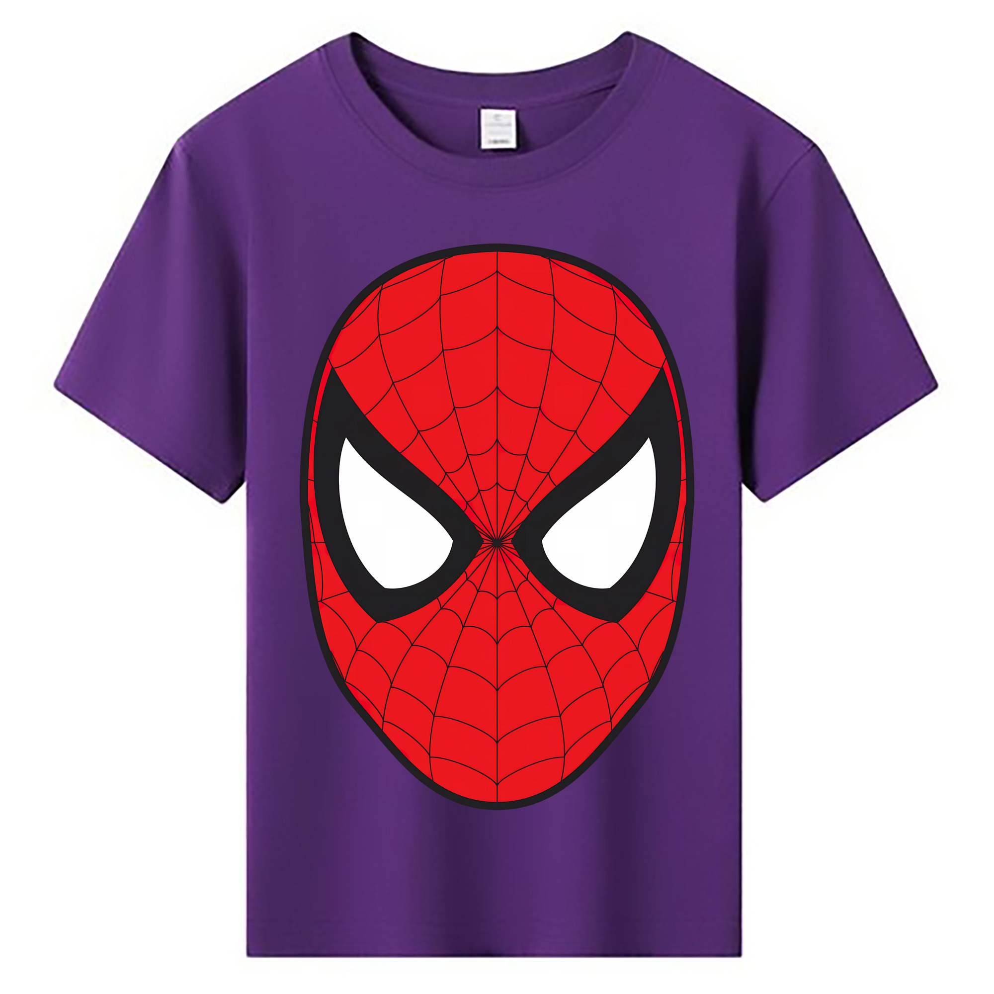 （画像用） Spider Man スパイダーマン 綿100％キッズTシャツ（フロントプリント）