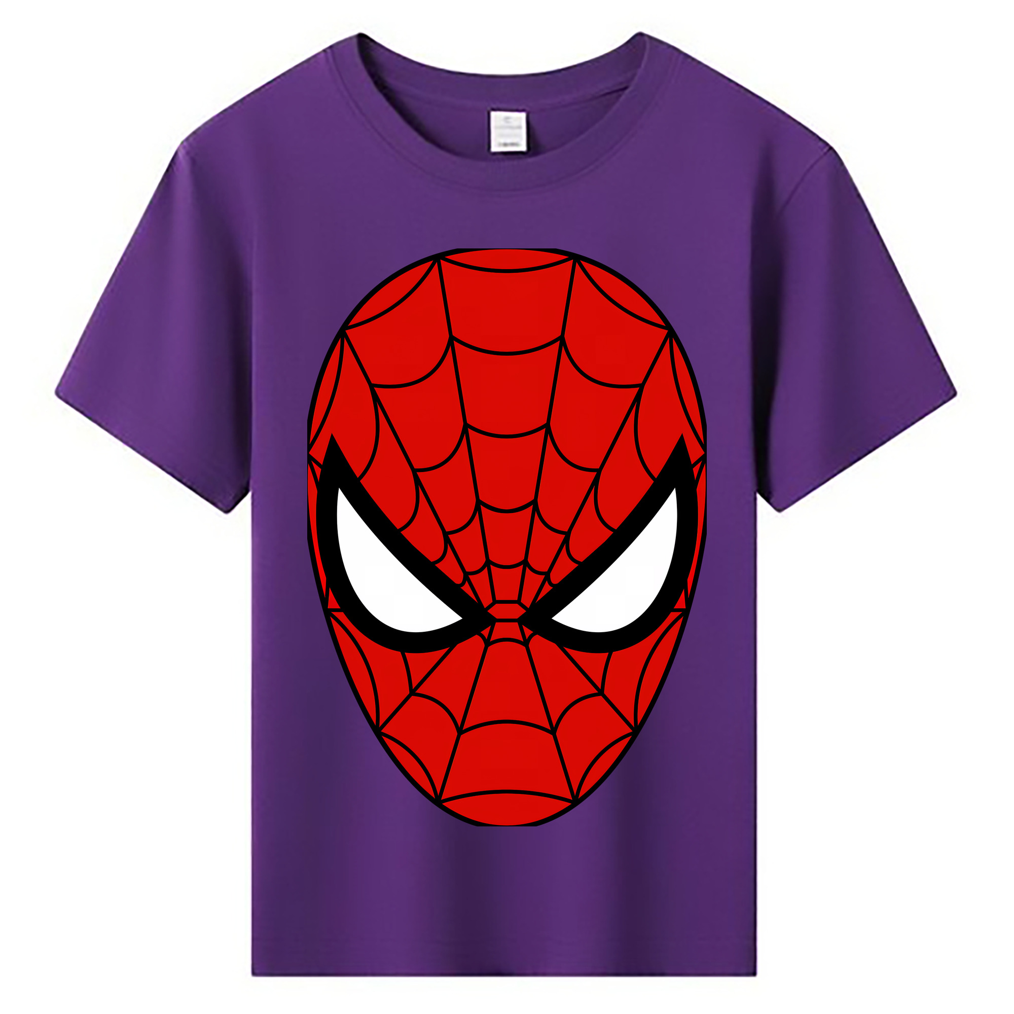 （画像用） Spider Man スパイダーマン 綿100％キッズTシャツ（フロントプリント）