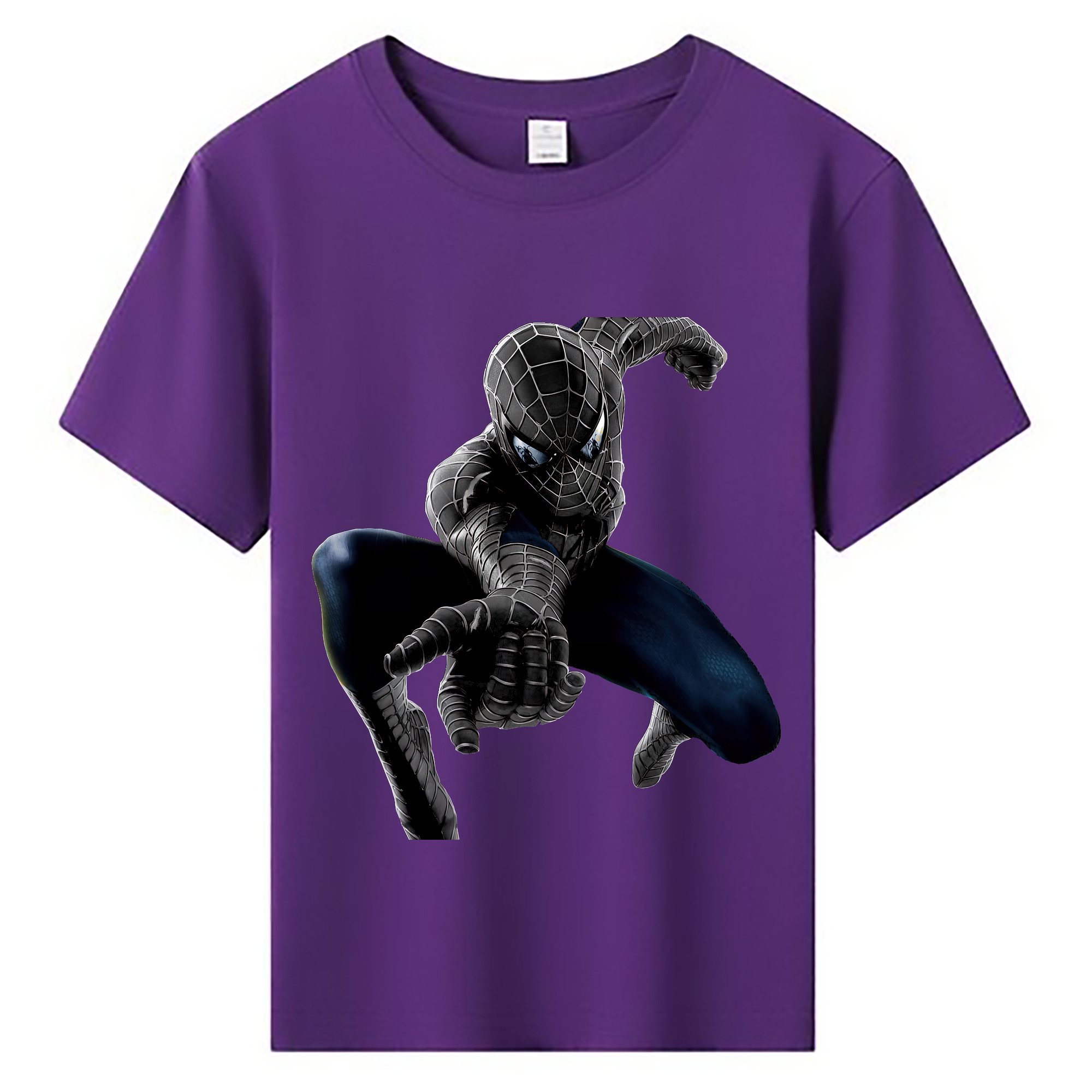 （画像用） Spider Man スパイダーマン 綿100％キッズTシャツ（フロントプリント）
