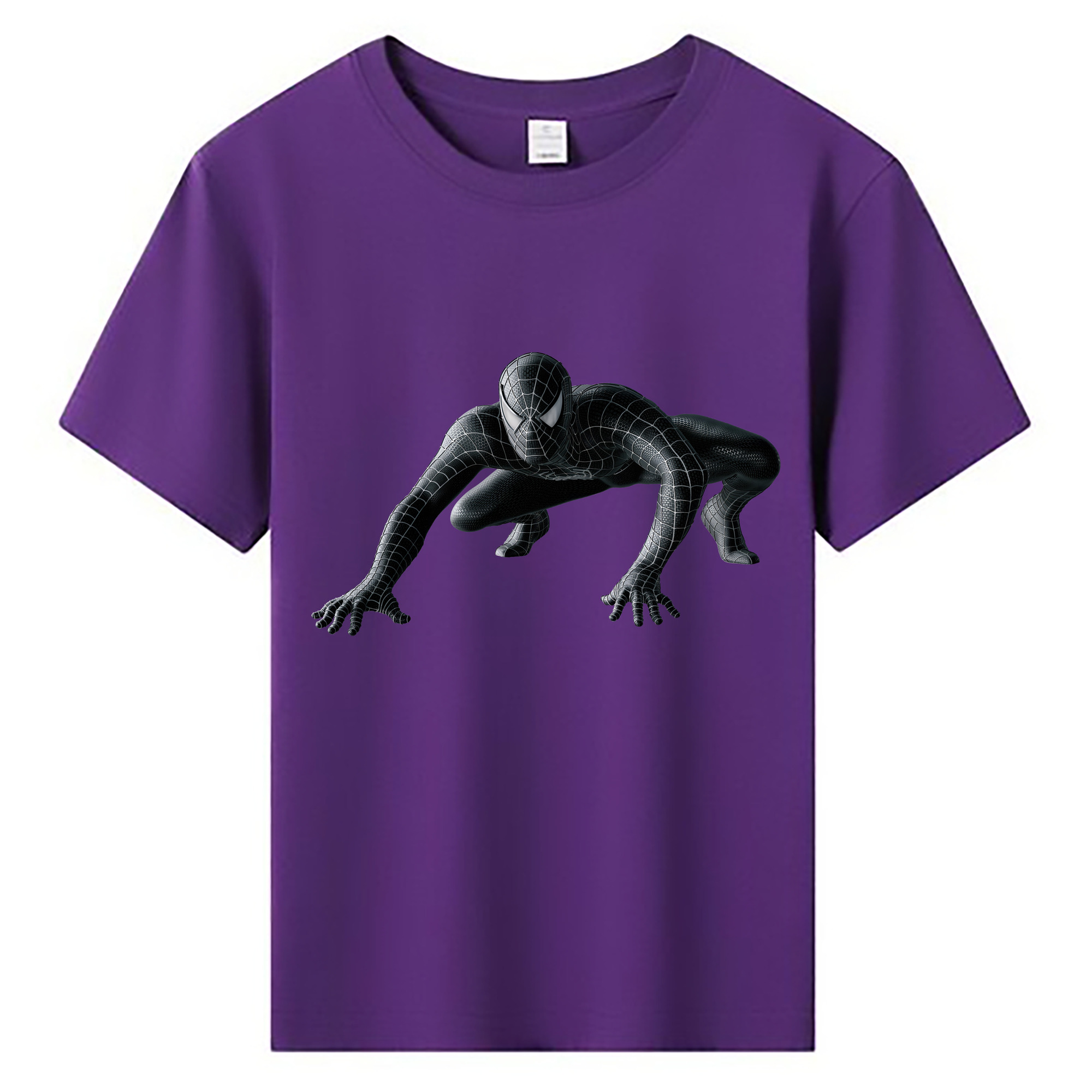 （画像用） Spider Man スパイダーマン 綿100％キッズTシャツ（フロントプリント）