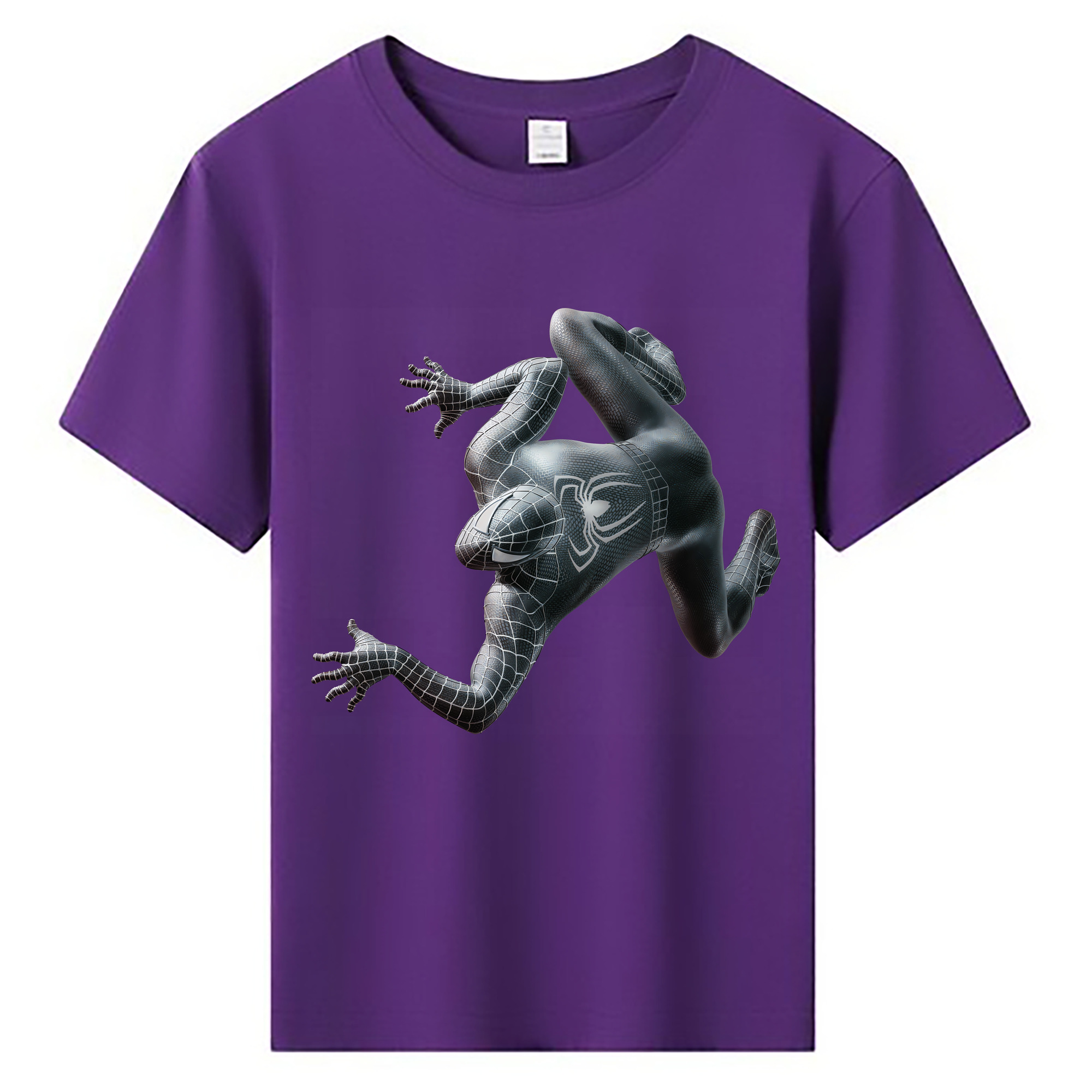 （画像用） Spider Man スパイダーマン 綿100％キッズTシャツ（フロントプリント）