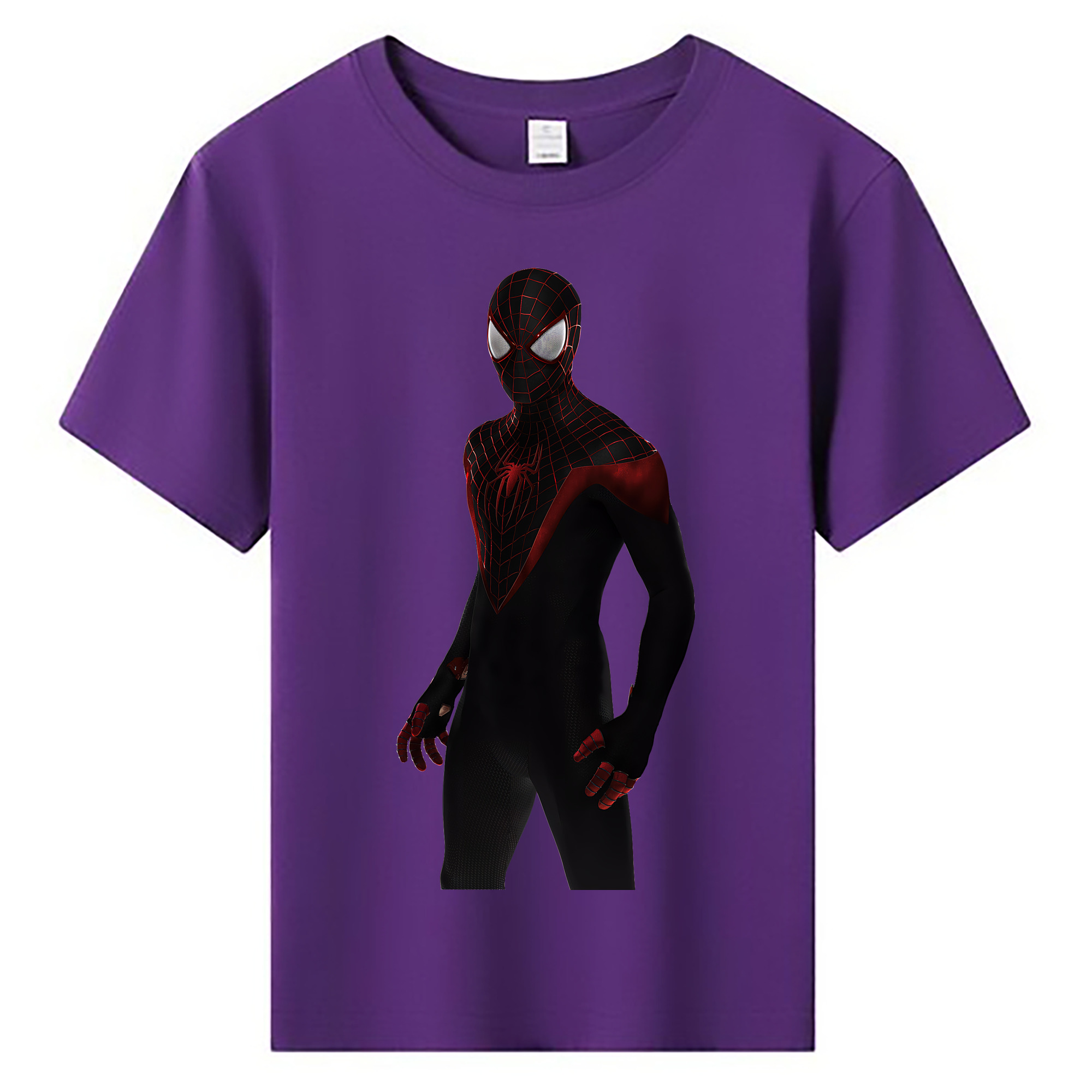 （画像用） Spider Man スパイダーマン 綿100％キッズTシャツ（フロントプリント）
