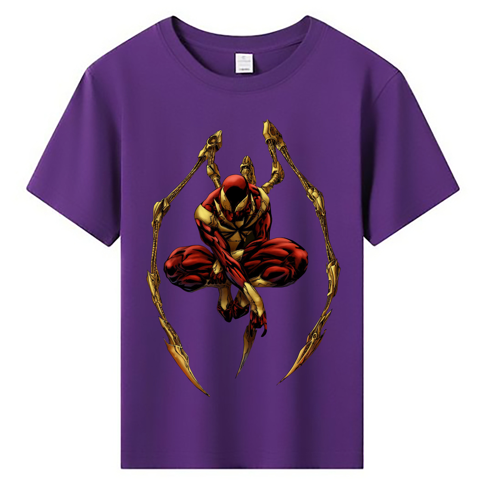 （画像用） Spider Man スパイダーマン 綿100％キッズTシャツ（フロントプリント）