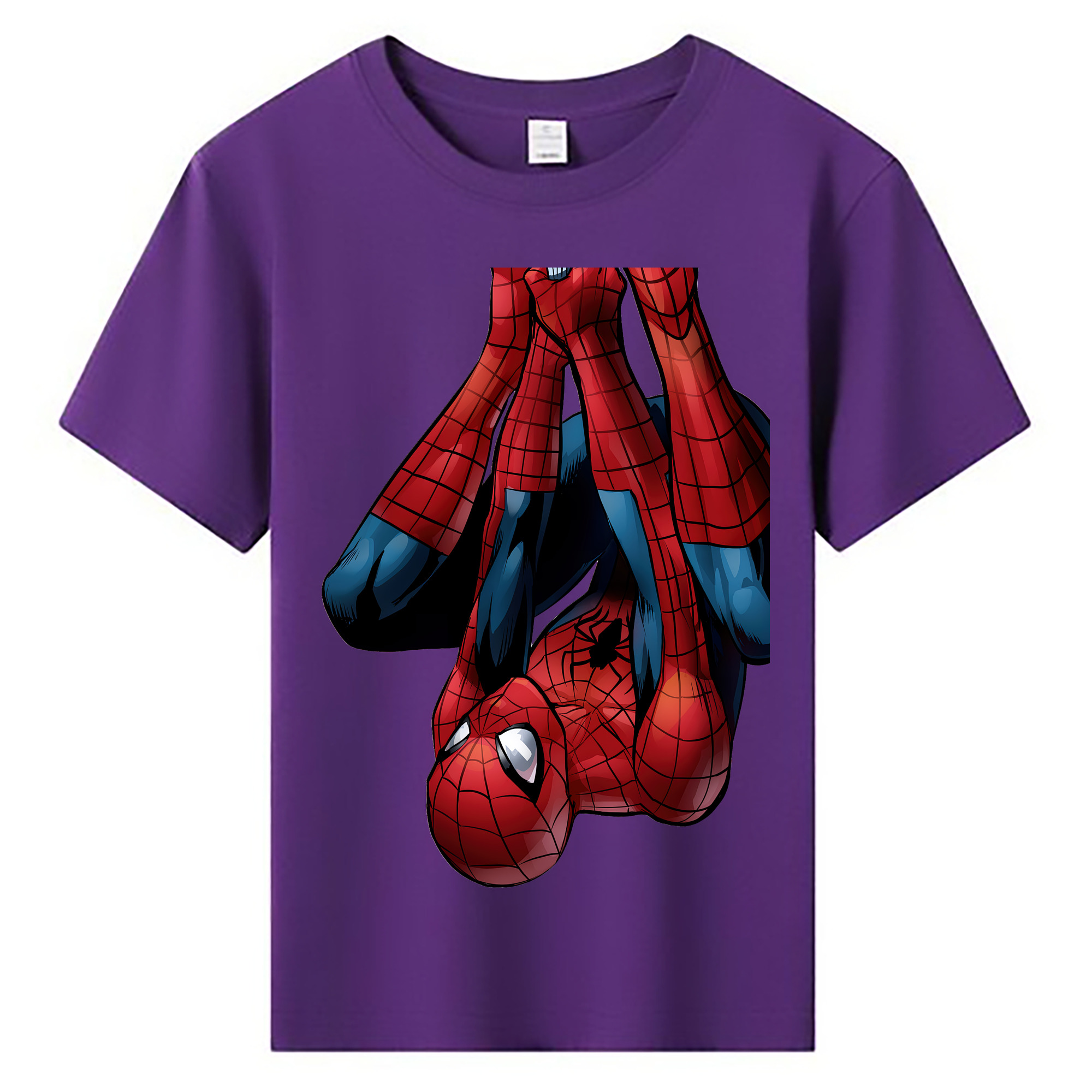 （画像用） Spider Man スパイダーマン 綿100％キッズTシャツ（フロントプリント）