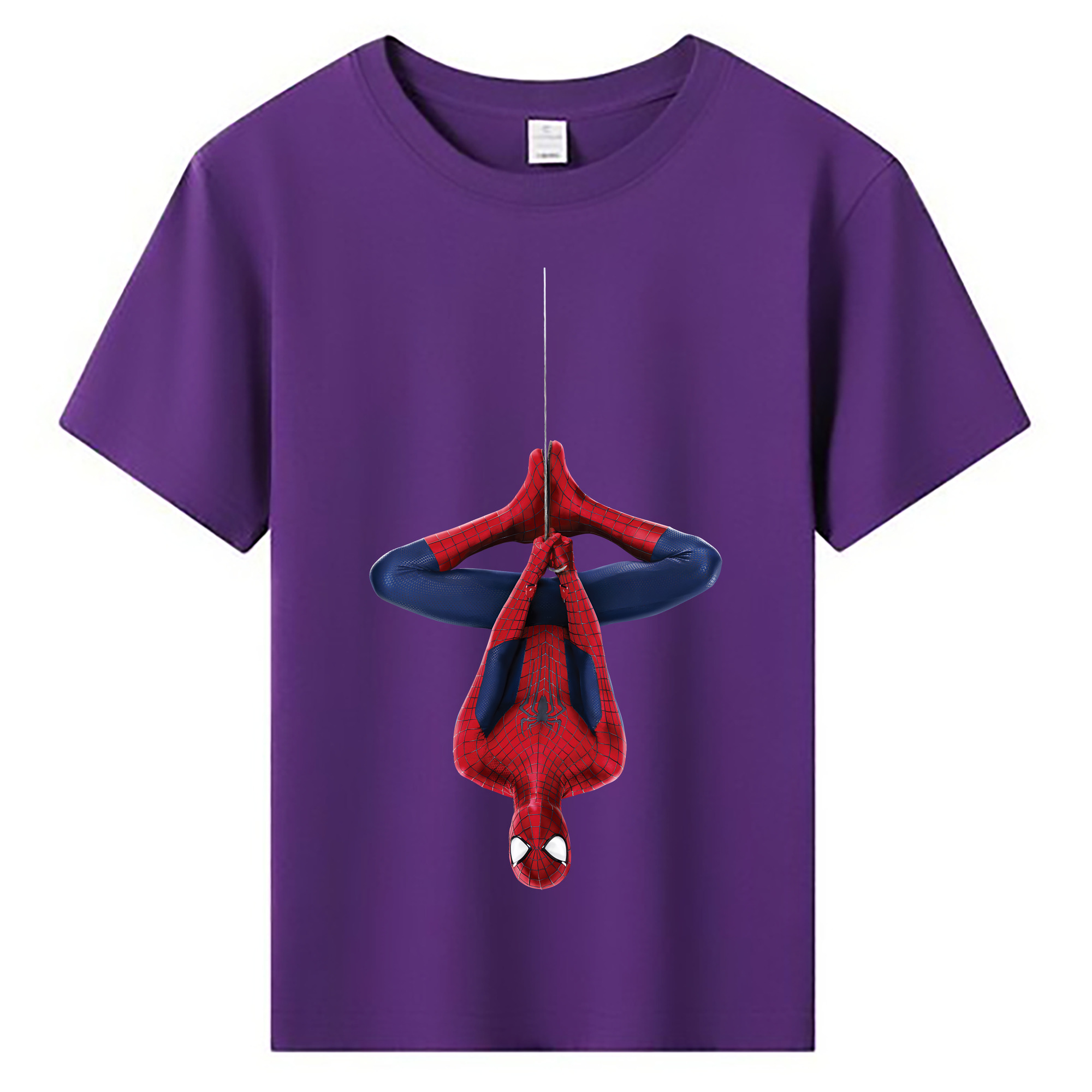 （画像用） Spider Man スパイダーマン 綿100％キッズTシャツ（フロントプリント）