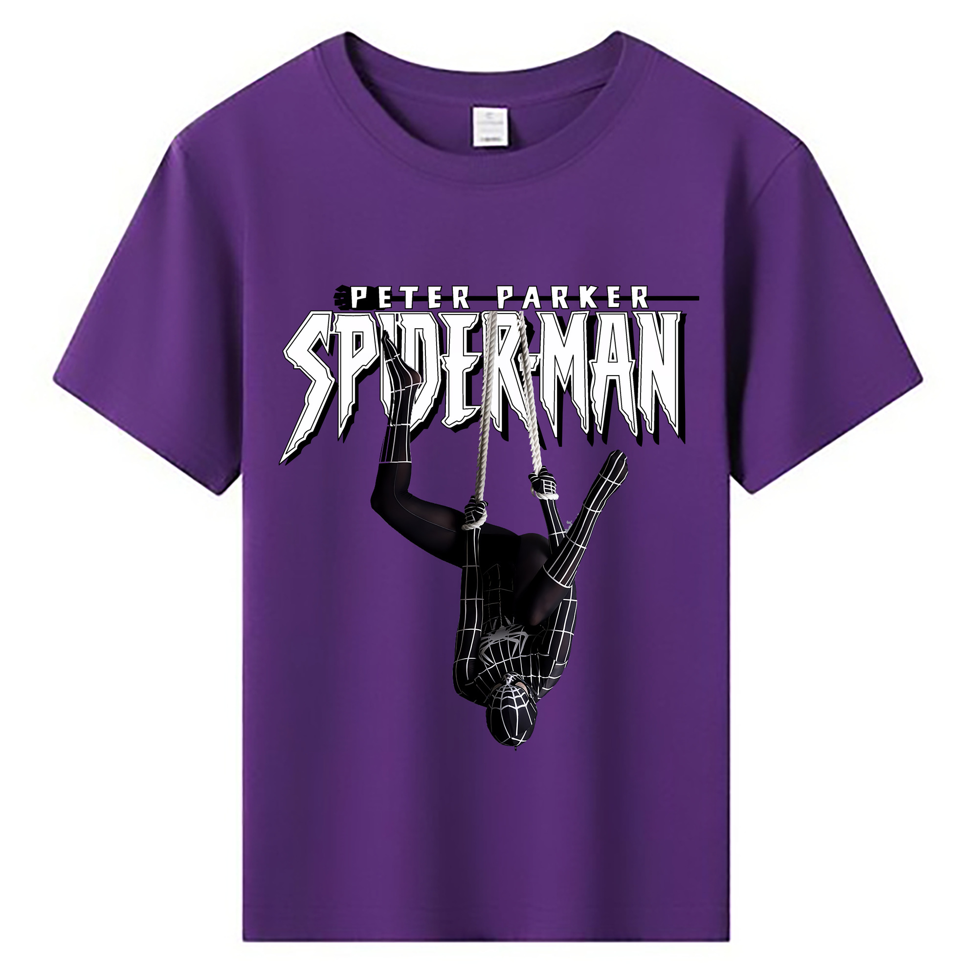 （画像用） Spider Man スパイダーマン 綿100％キッズTシャツ（フロントプリント）