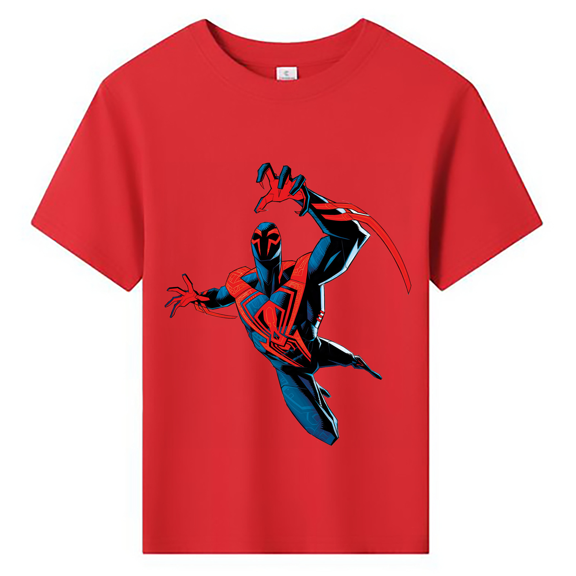 （画像用） Spider Man スパイダーマン 綿100％キッズTシャツ（フロントプリント）