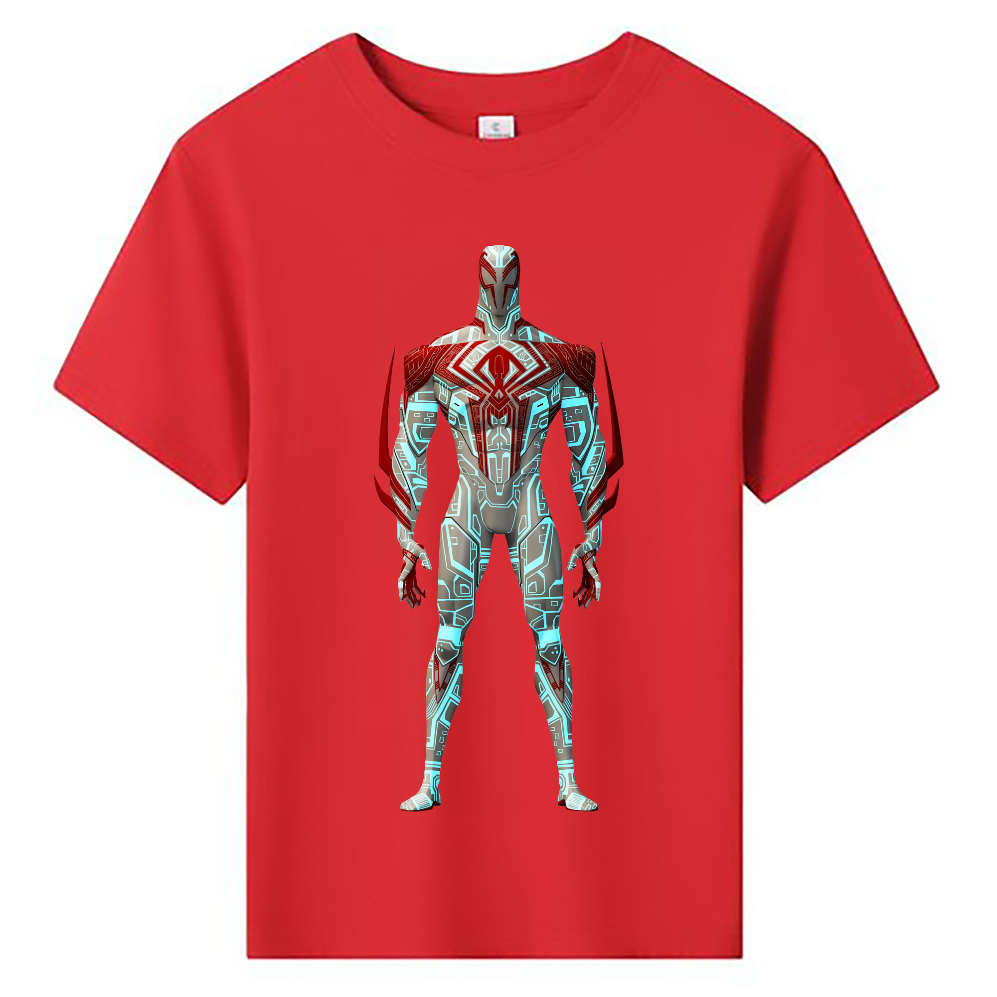 （画像用） Spider Man スパイダーマン 綿100％キッズTシャツ（フロントプリント）