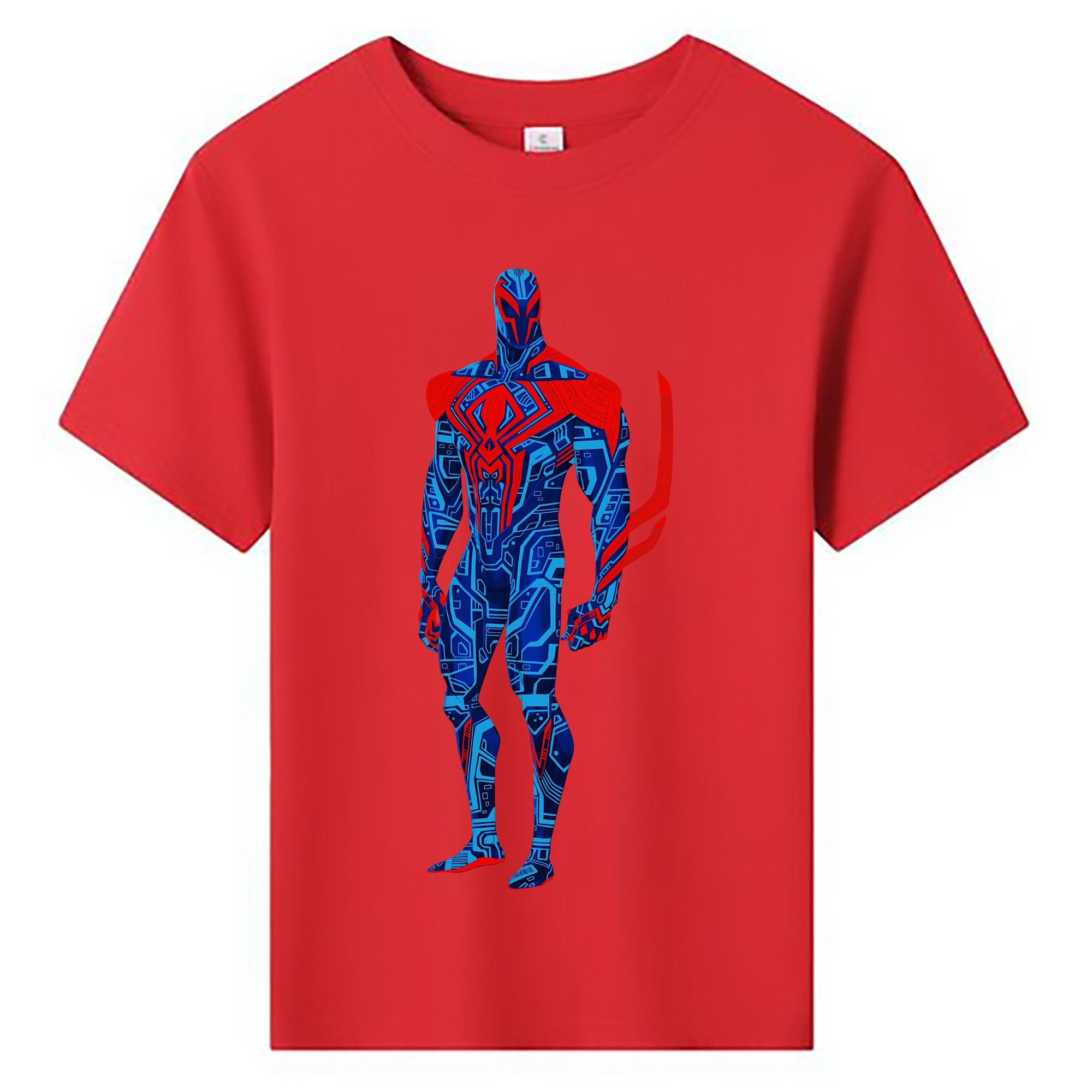 （画像用） Spider Man スパイダーマン 綿100％キッズTシャツ（フロントプリント）