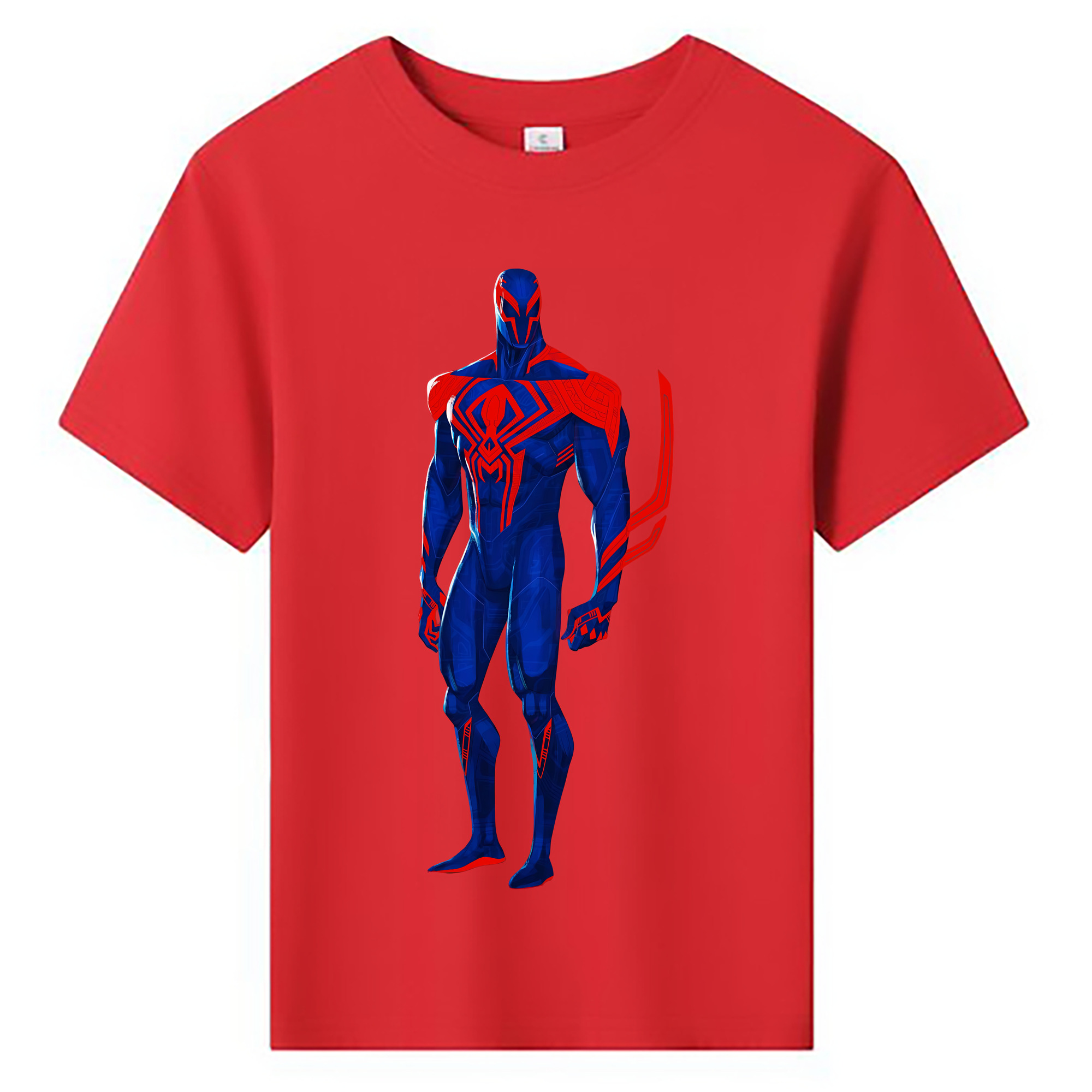 （画像用） Spider Man スパイダーマン 綿100％キッズTシャツ（フロントプリント）