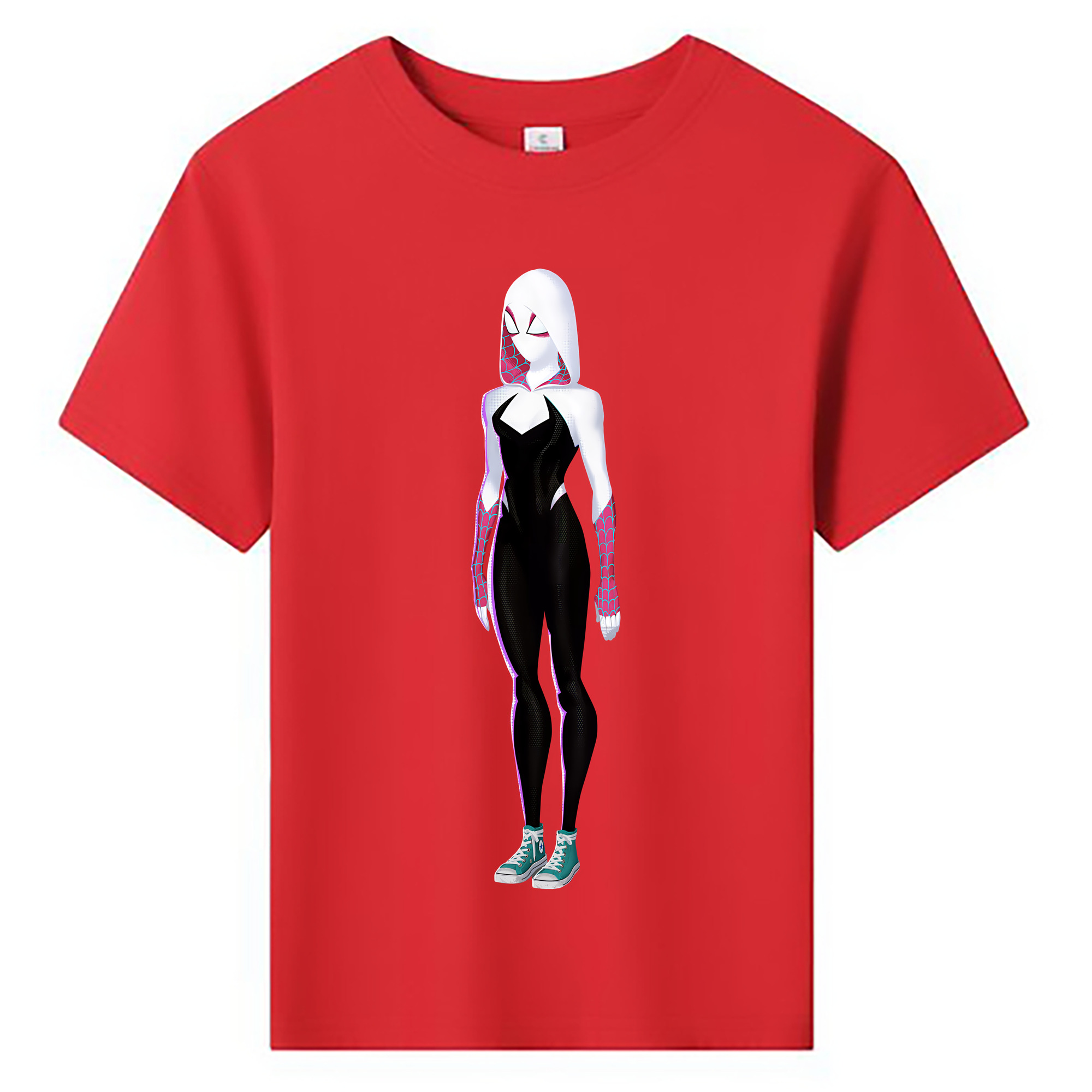 （画像用） Spider Man スパイダーマン 綿100％キッズTシャツ（フロントプリント）