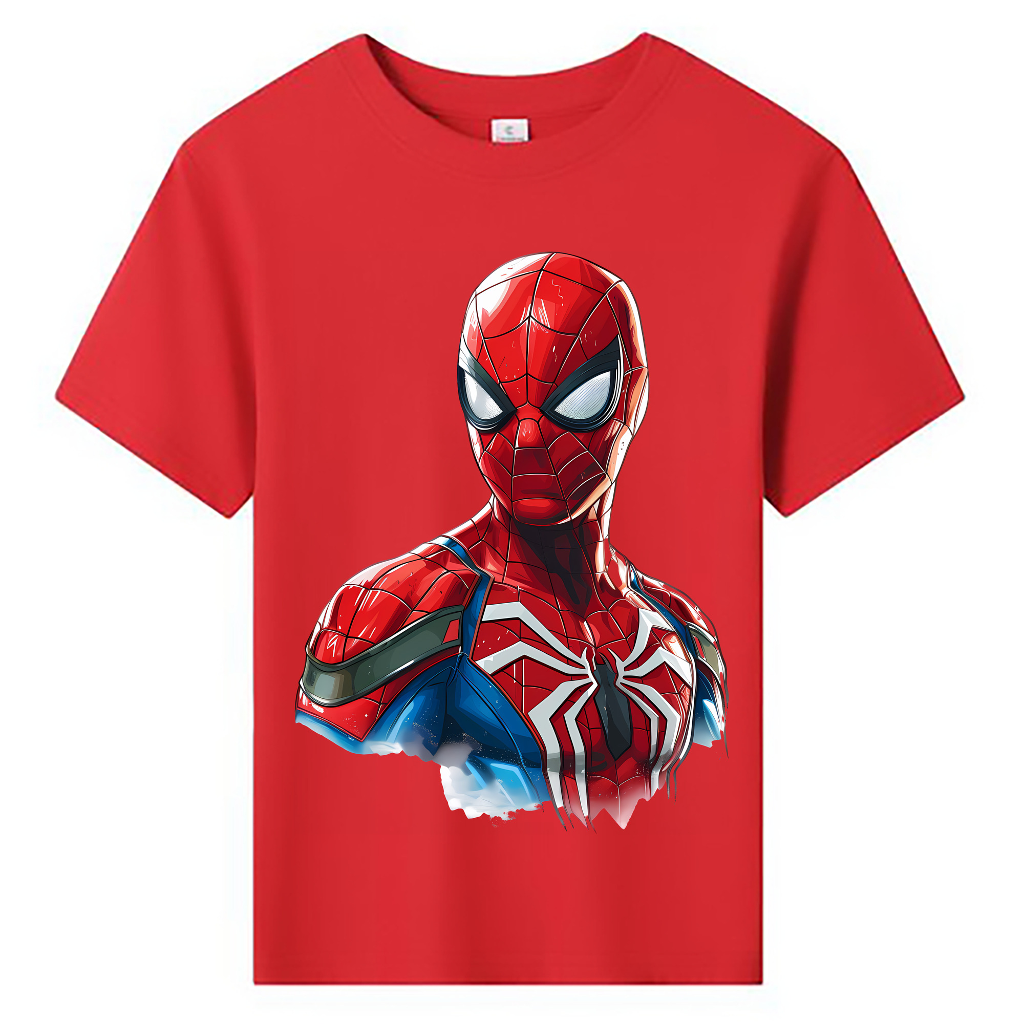 （画像用） Spider Man スパイダーマン 綿100％キッズTシャツ（フロントプリント）