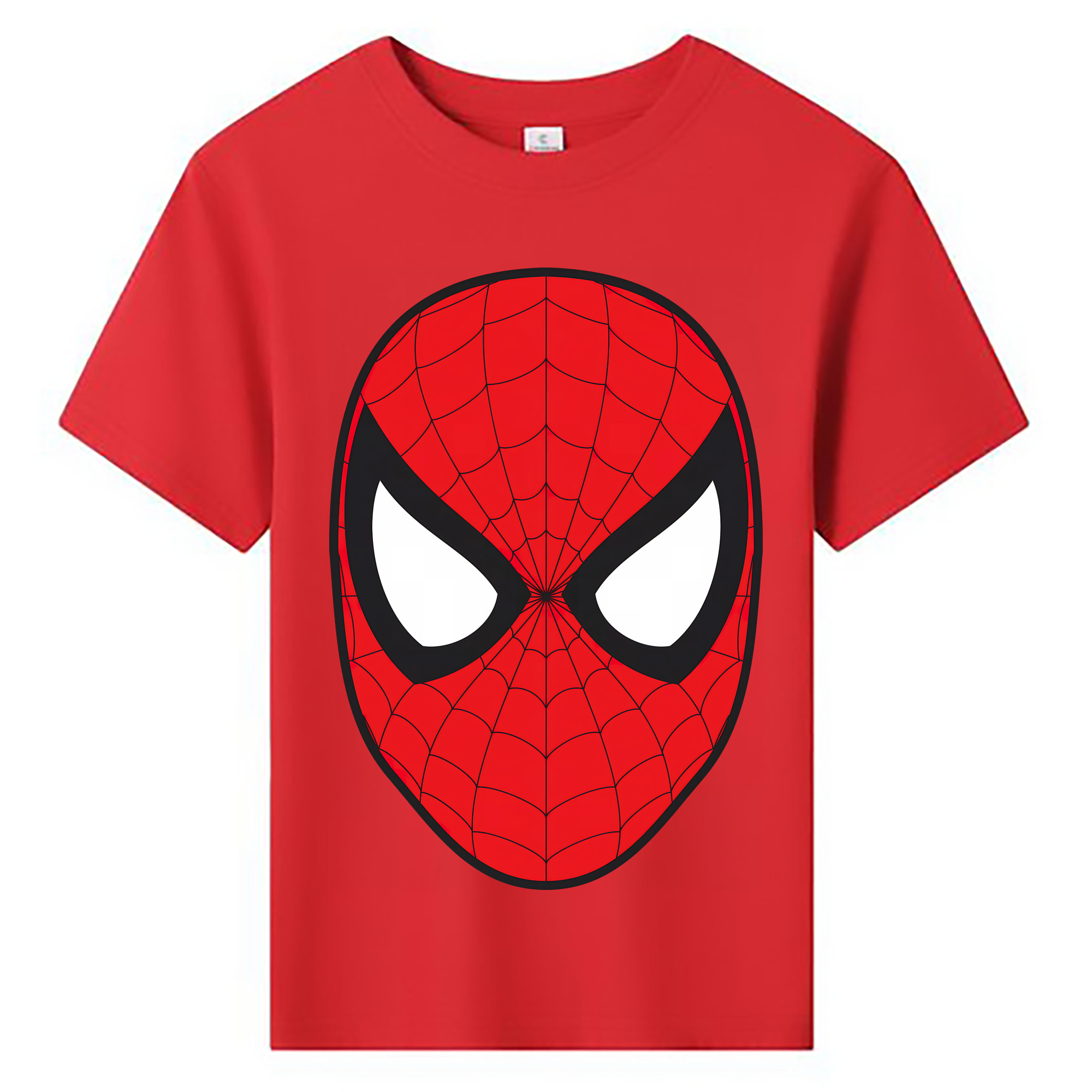 （画像用） Spider Man スパイダーマン 綿100％キッズTシャツ（フロントプリント）
