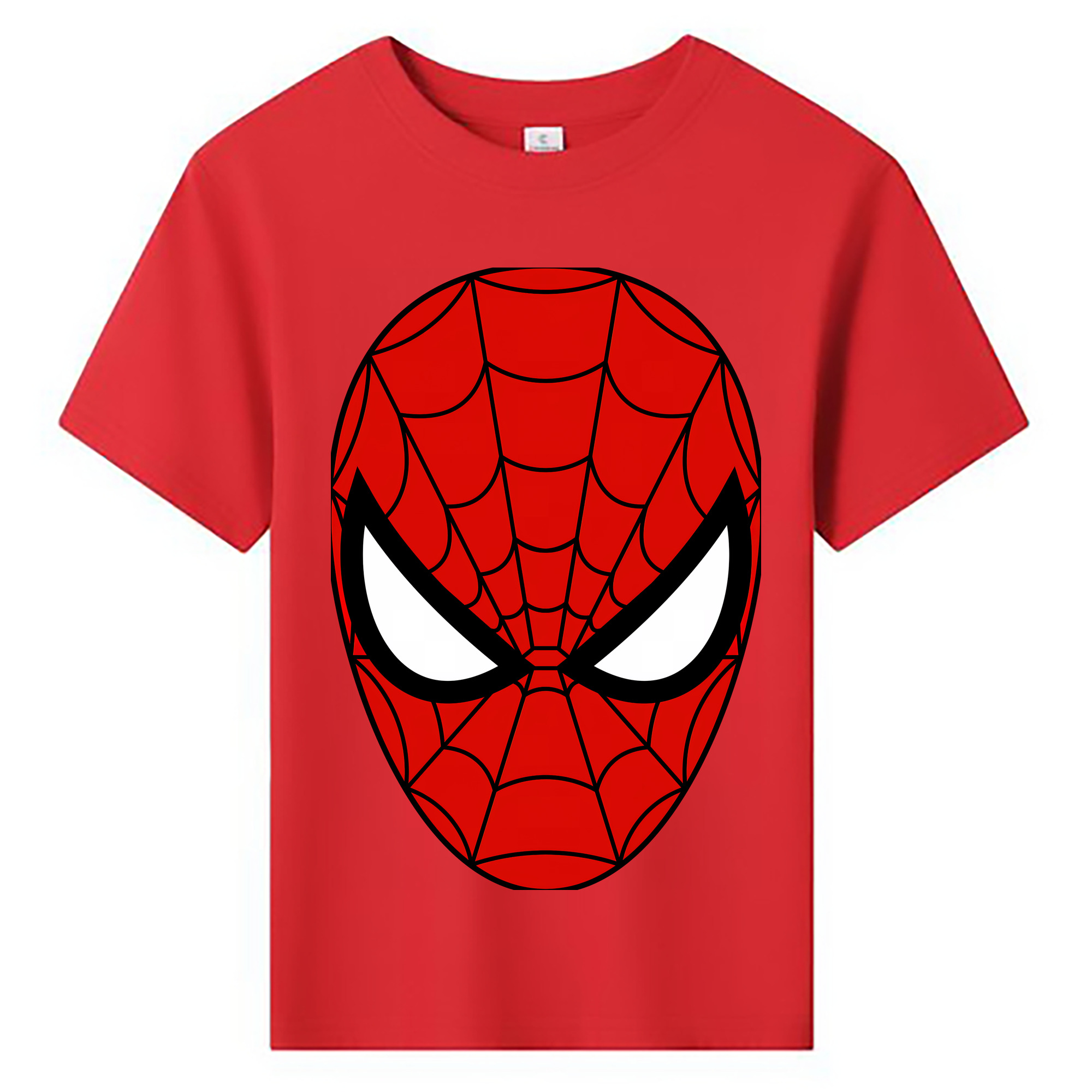 （画像用） Spider Man スパイダーマン 綿100％キッズTシャツ（フロントプリント）