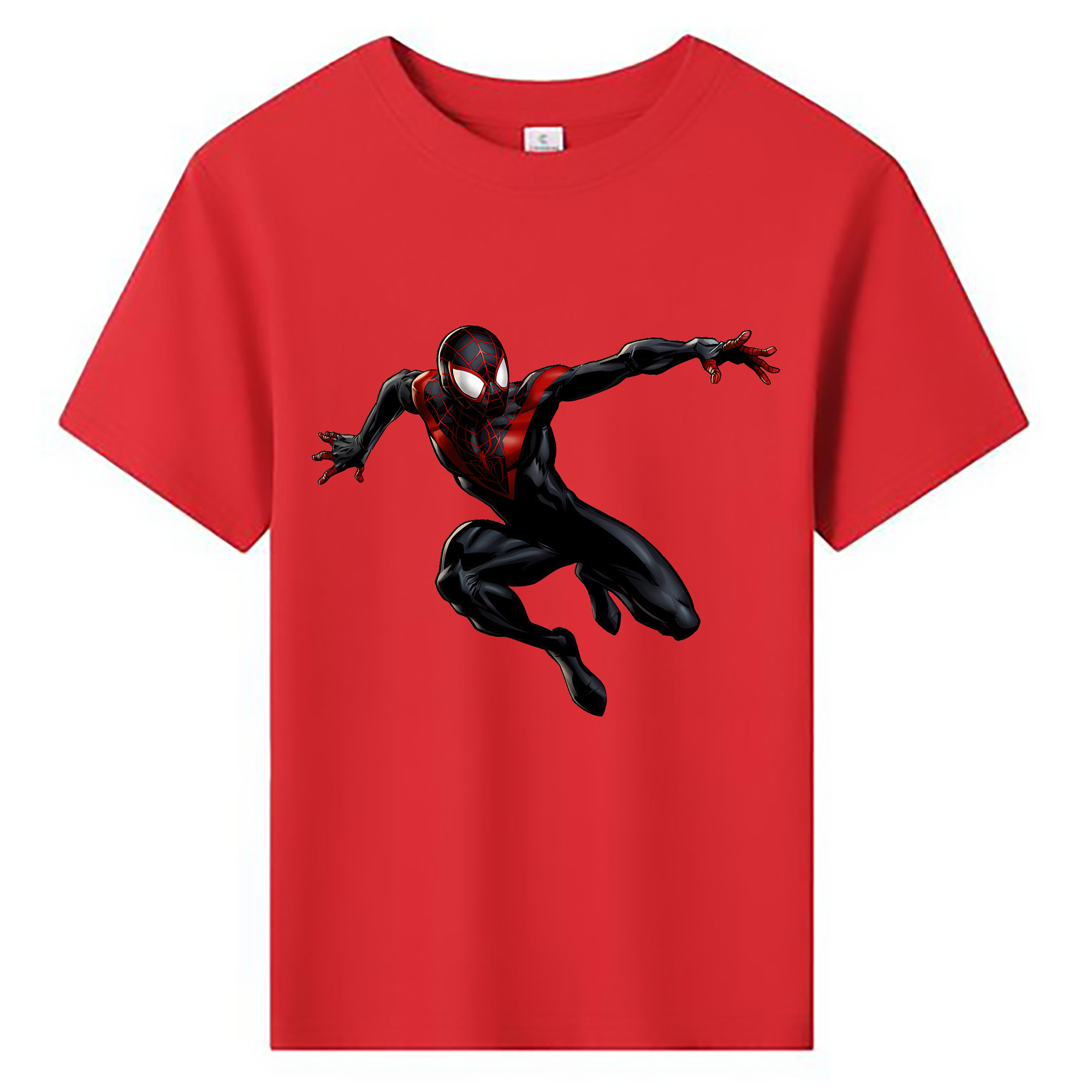 （画像用） Spider Man スパイダーマン 綿100％キッズTシャツ（フロントプリント）