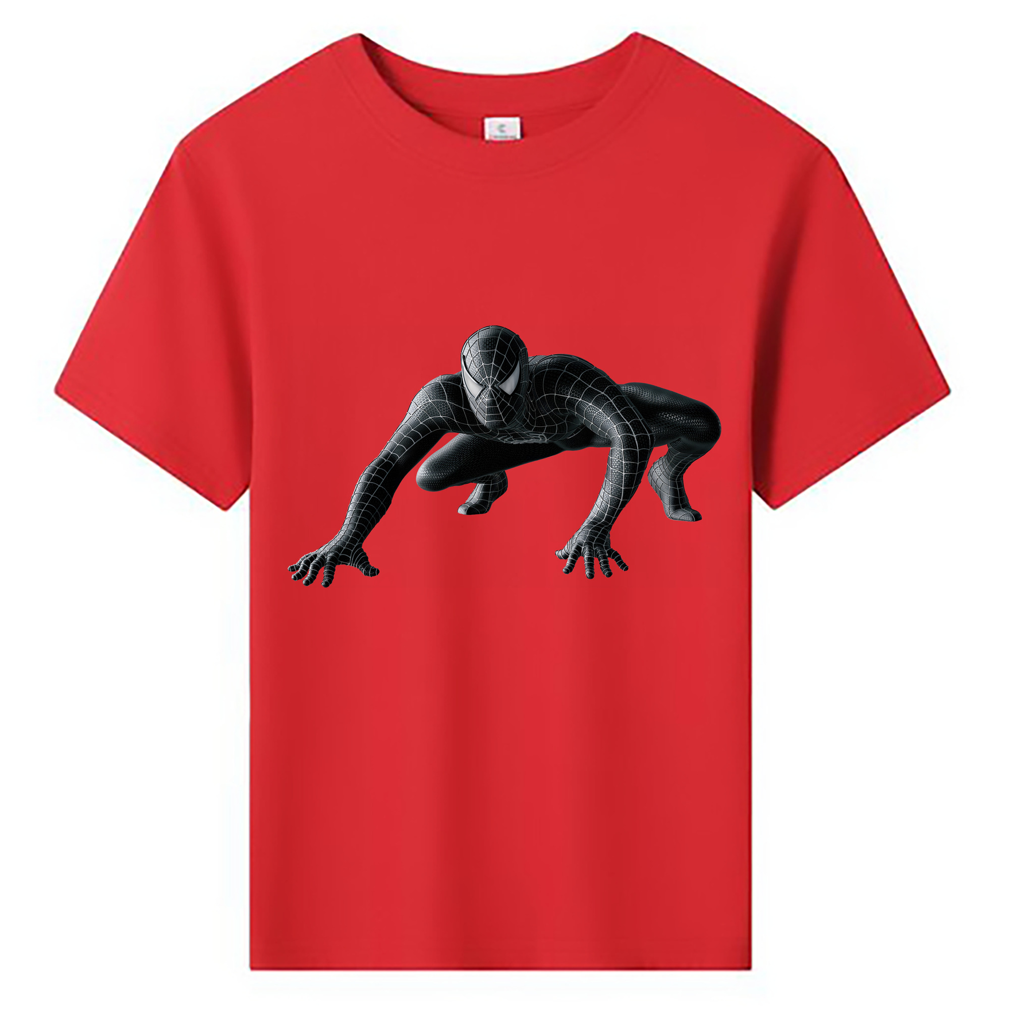 （画像用） Spider Man スパイダーマン 綿100％キッズTシャツ（フロントプリント）