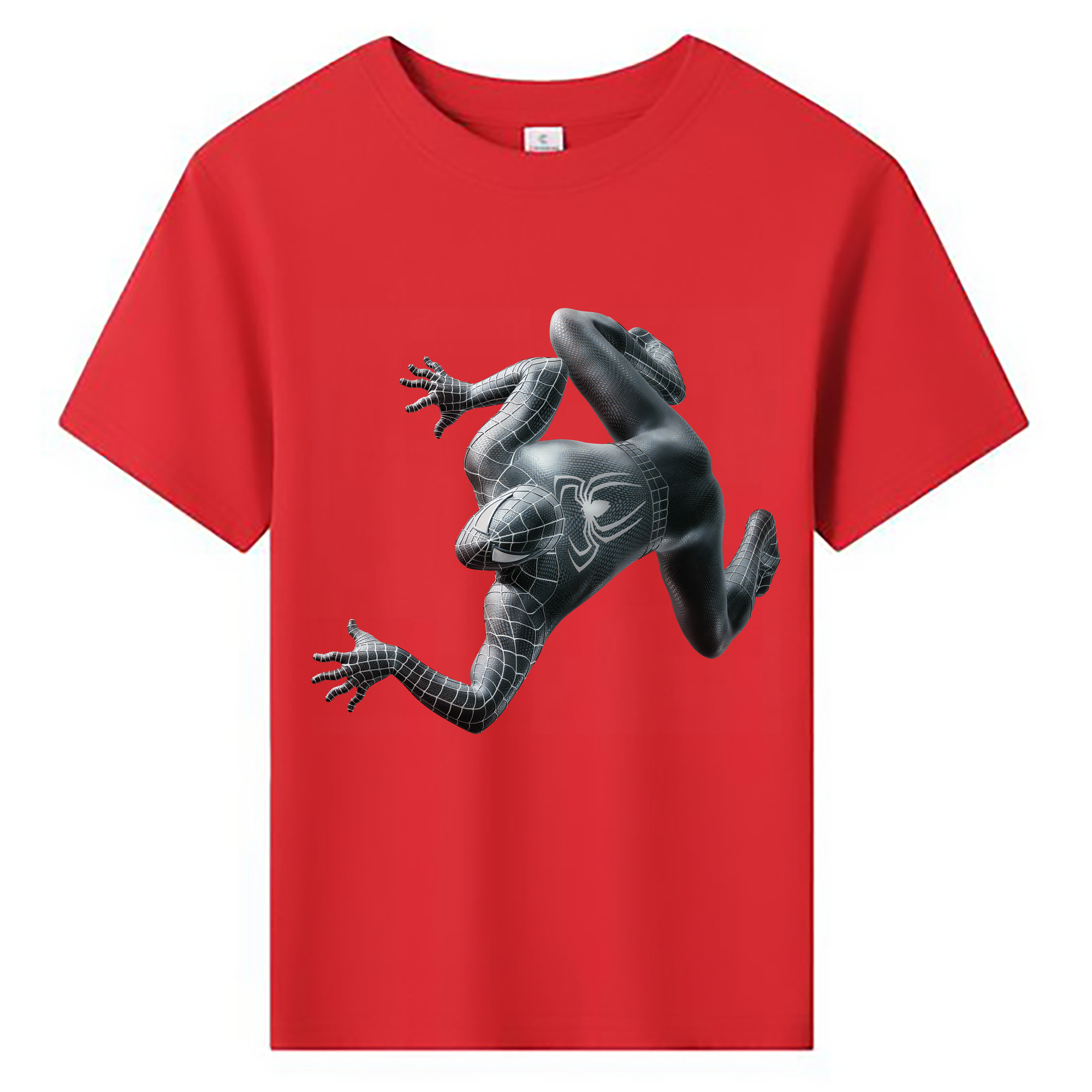（画像用） Spider Man スパイダーマン 綿100％キッズTシャツ（フロントプリント）