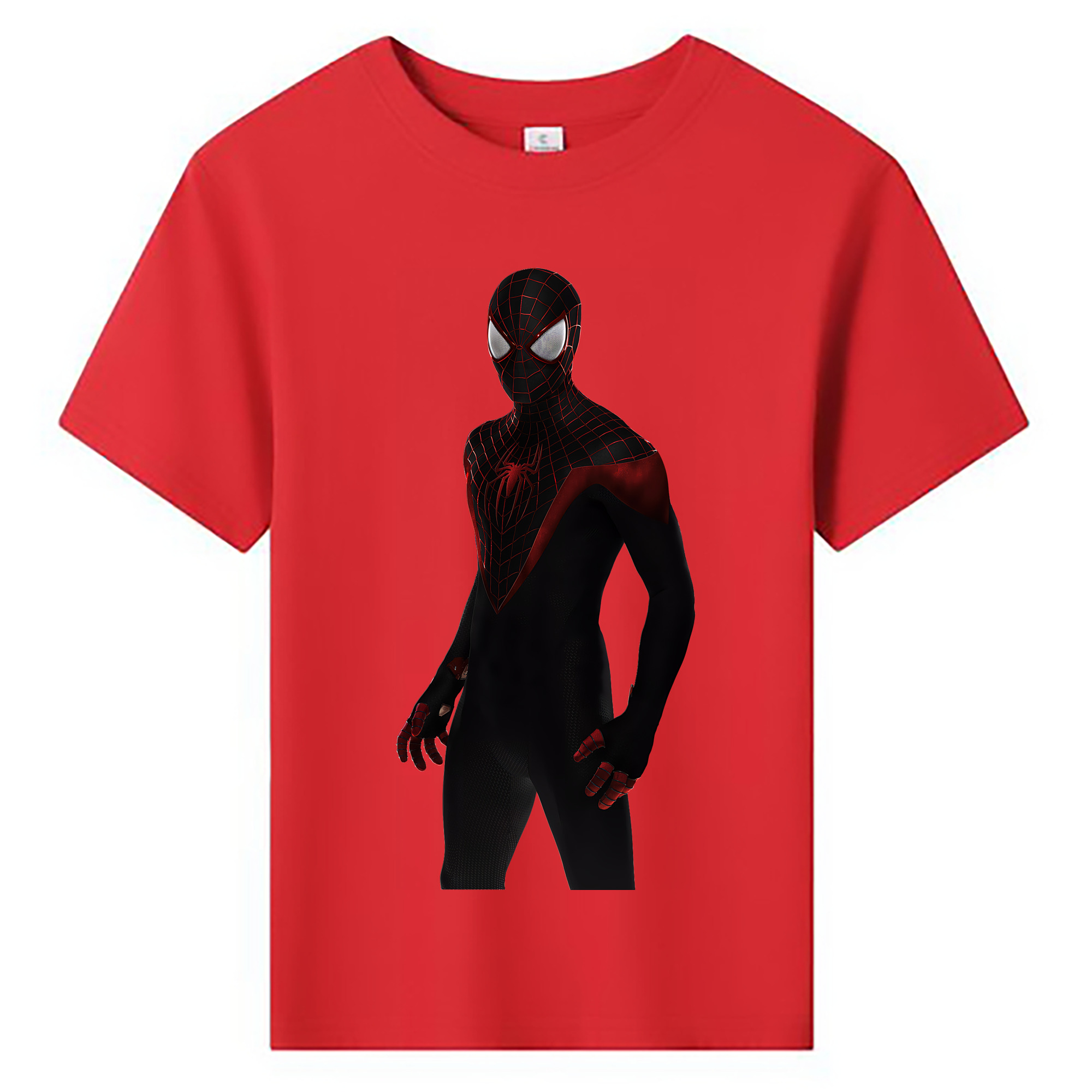 （画像用） Spider Man スパイダーマン 綿100％キッズTシャツ（フロントプリント）