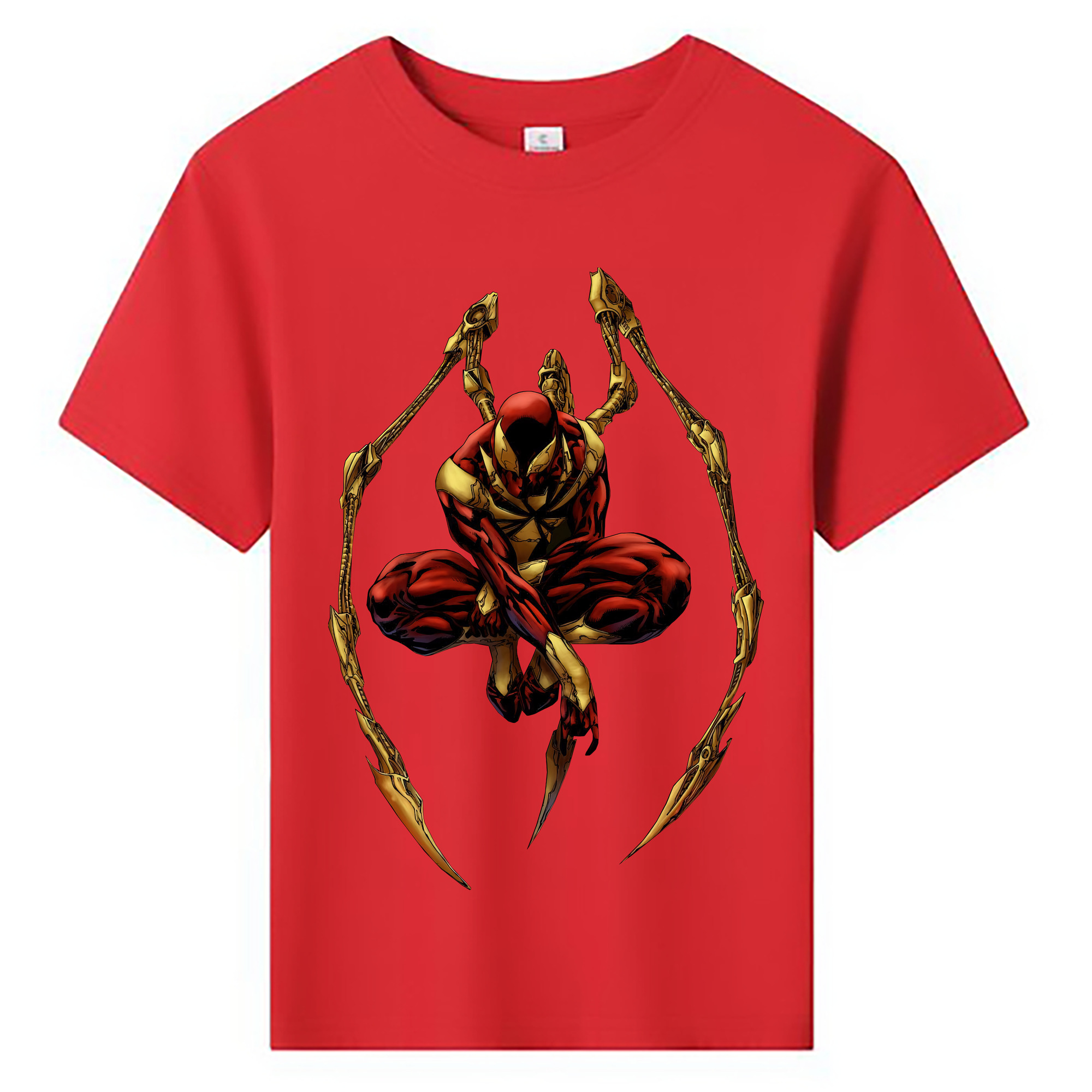 （画像用） Spider Man スパイダーマン 綿100％キッズTシャツ（フロントプリント）