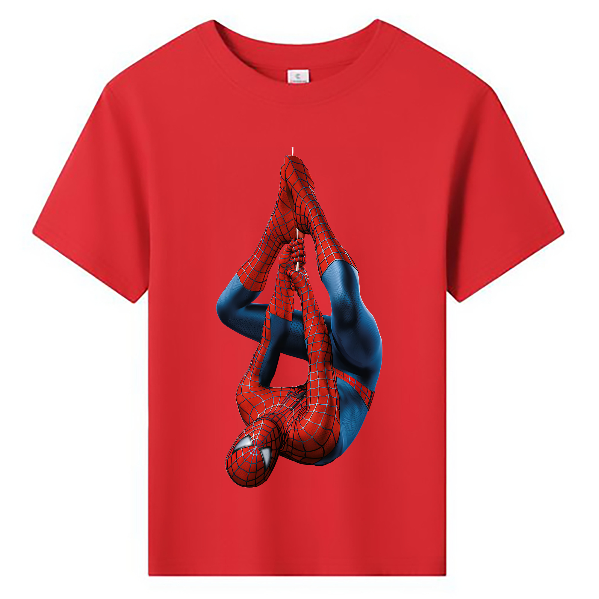 （画像用） Spider Man スパイダーマン 綿100％キッズTシャツ（フロントプリント）