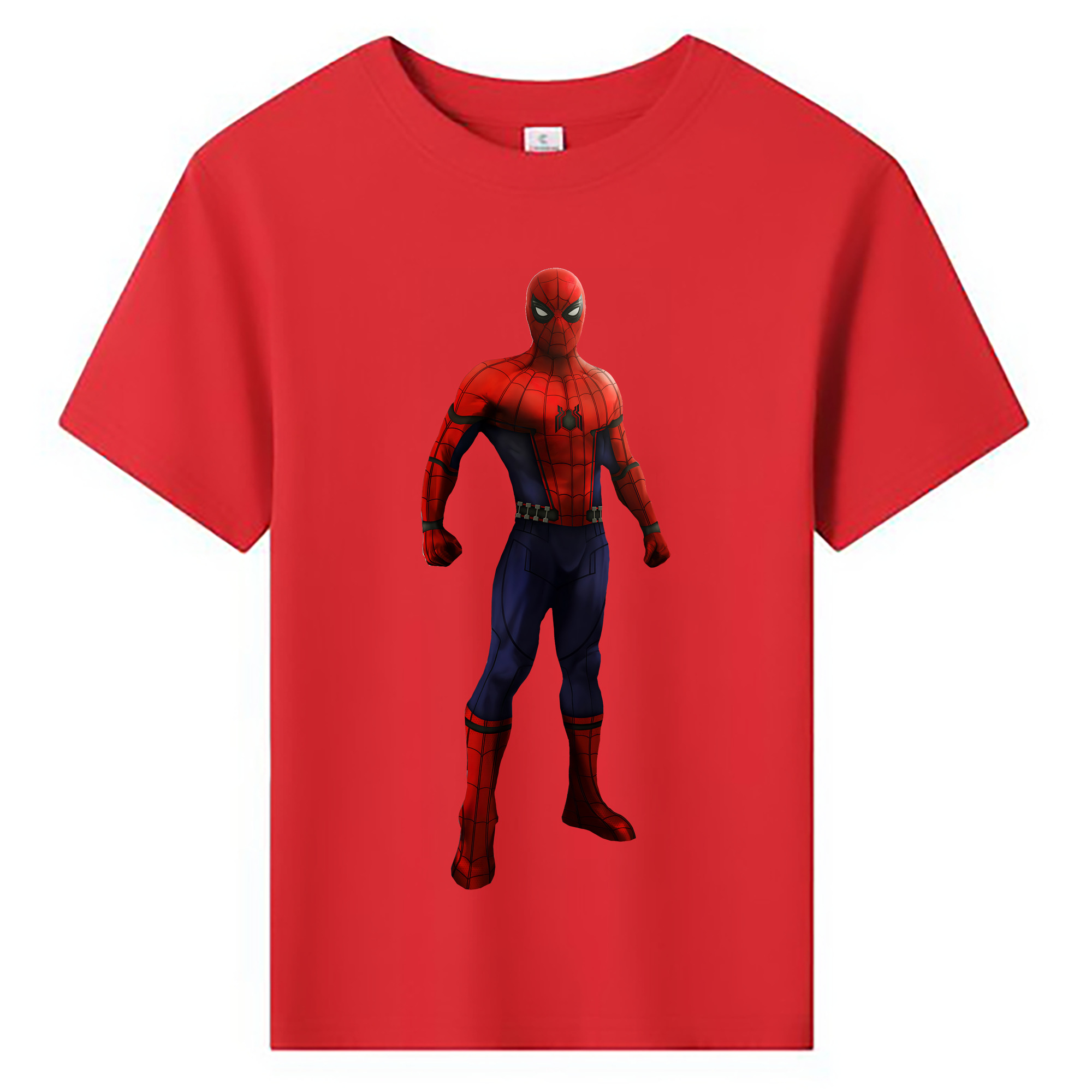 （画像用） Spider Man スパイダーマン 綿100％キッズTシャツ（フロントプリント）
