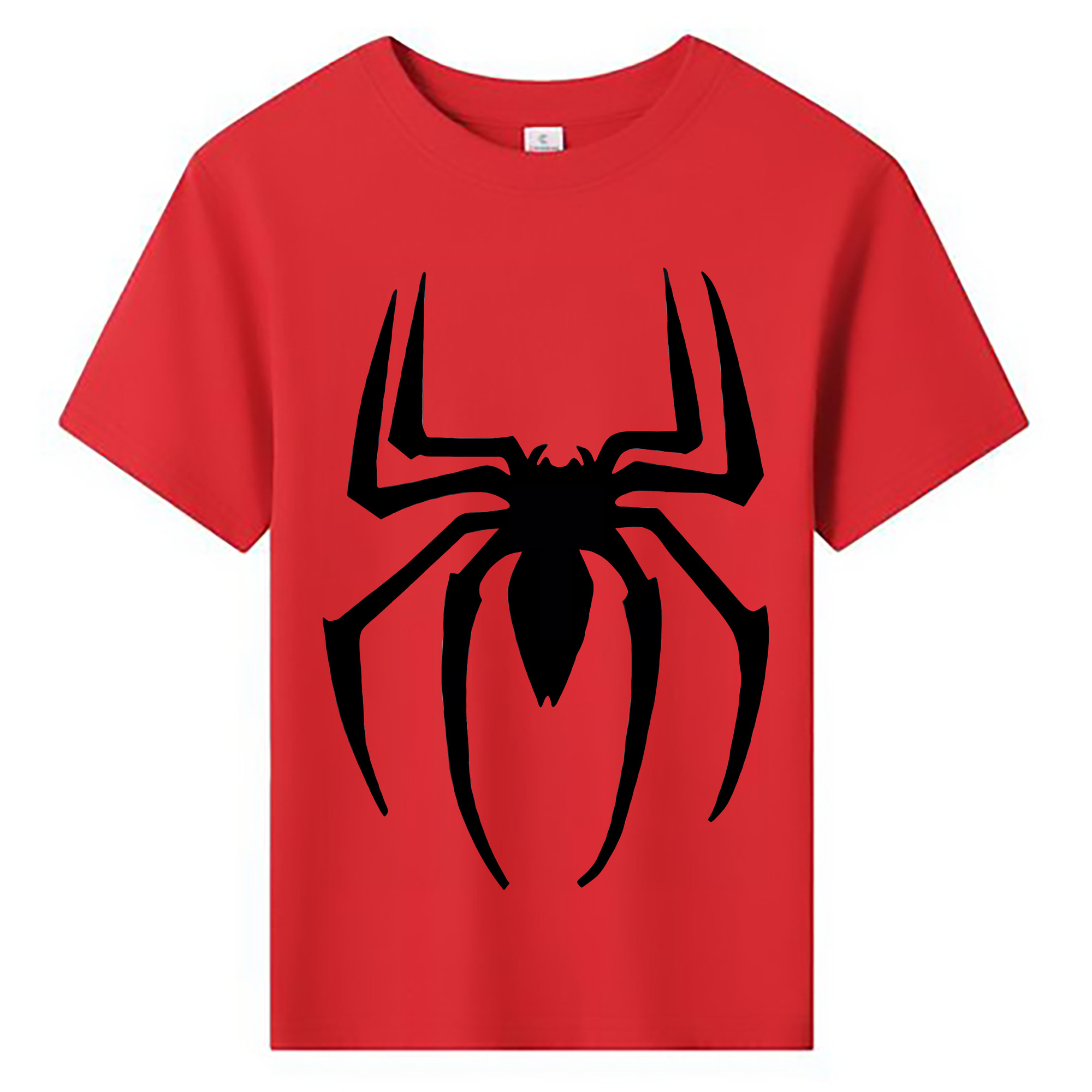 （画像用） Spider Man スパイダーマン 綿100％キッズTシャツ（フロントプリント）