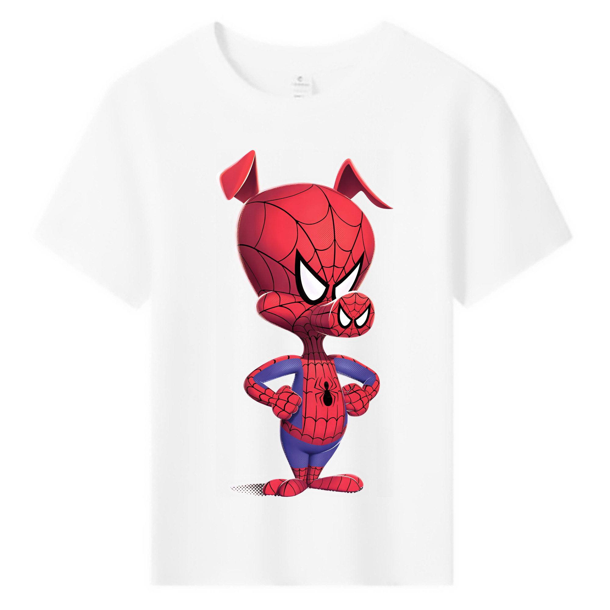 （画像用） Spider Man スパイダーマン 綿100％キッズTシャツ（フロントプリント）