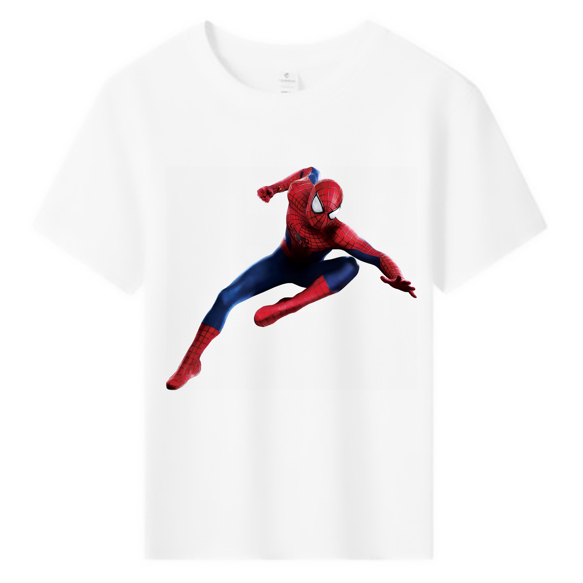（画像用） Spider Man スパイダーマン 綿100％キッズTシャツ（フロントプリント）