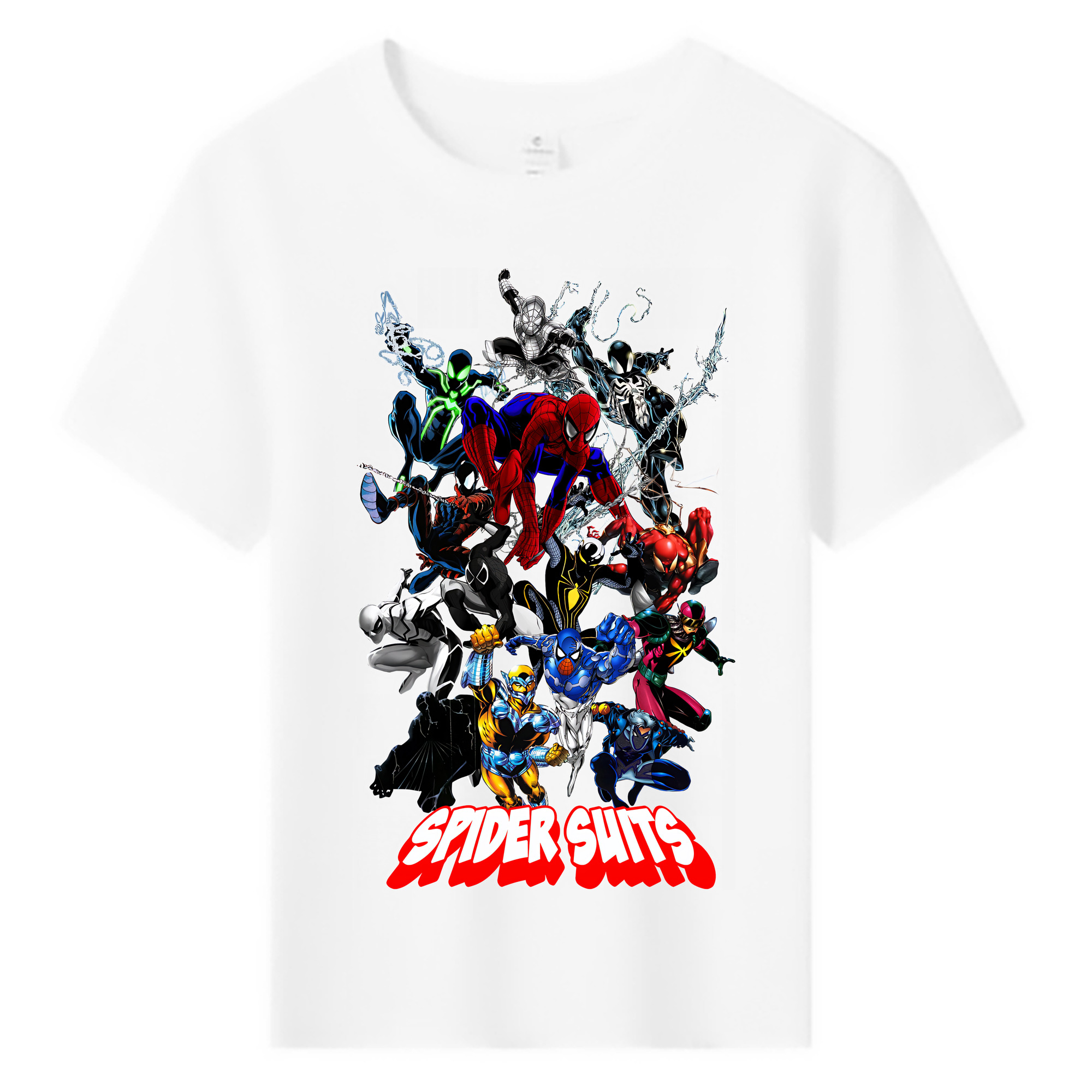 （画像用） Spider Man スパイダーマン 綿100％キッズTシャツ（フロントプリント）