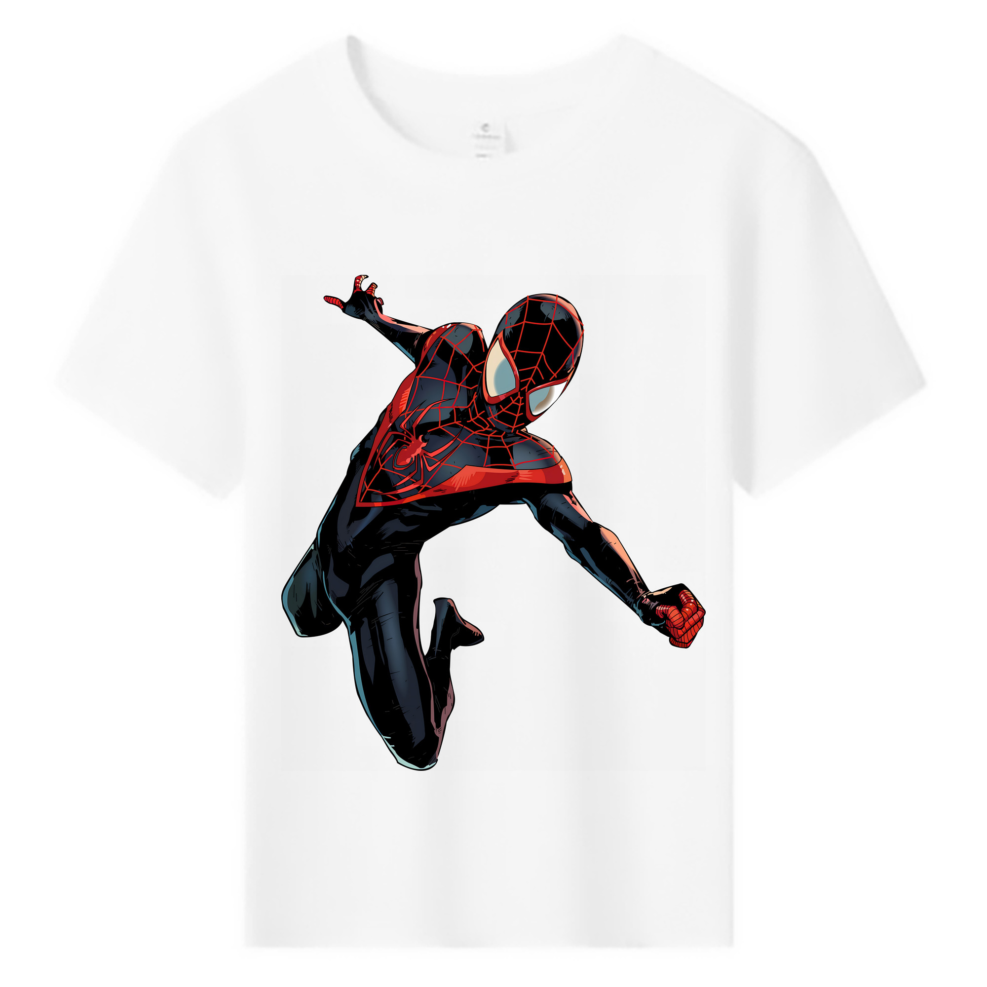 （画像用） Spider Man スパイダーマン 綿100％キッズTシャツ（フロントプリント）