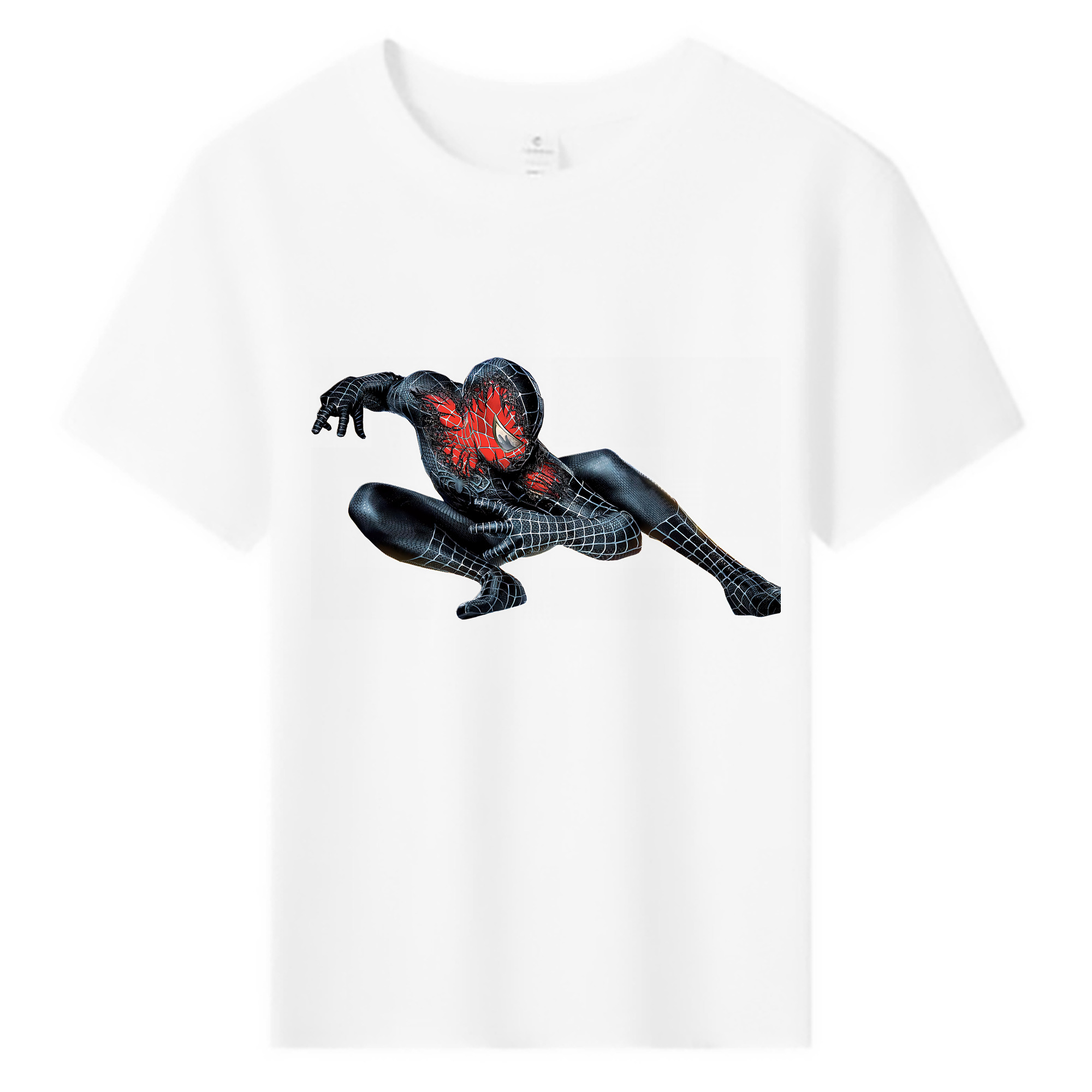 （画像用） Spider Man スパイダーマン 綿100％キッズTシャツ（フロントプリント）