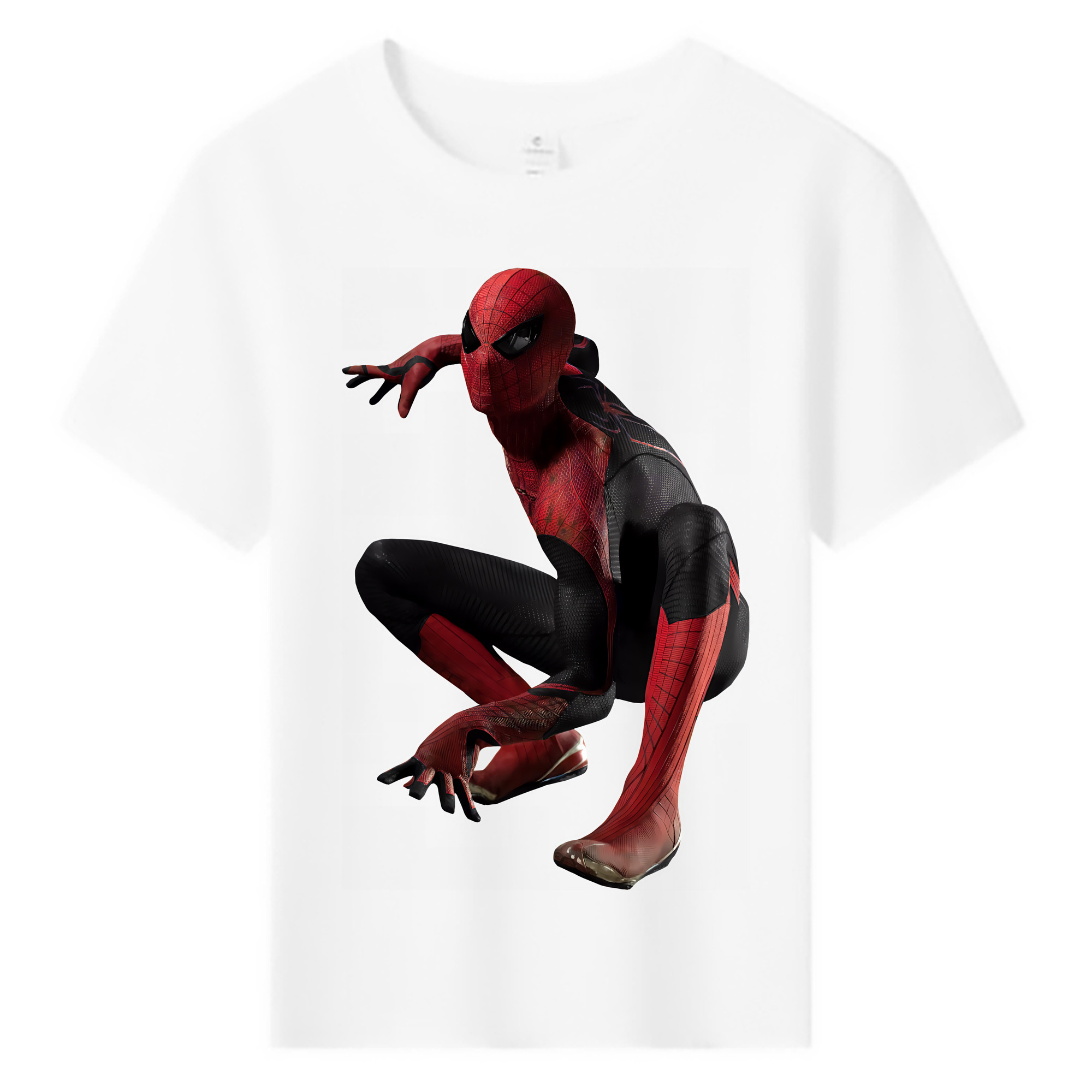 （画像用） Spider Man スパイダーマン 綿100％キッズTシャツ（フロントプリント）