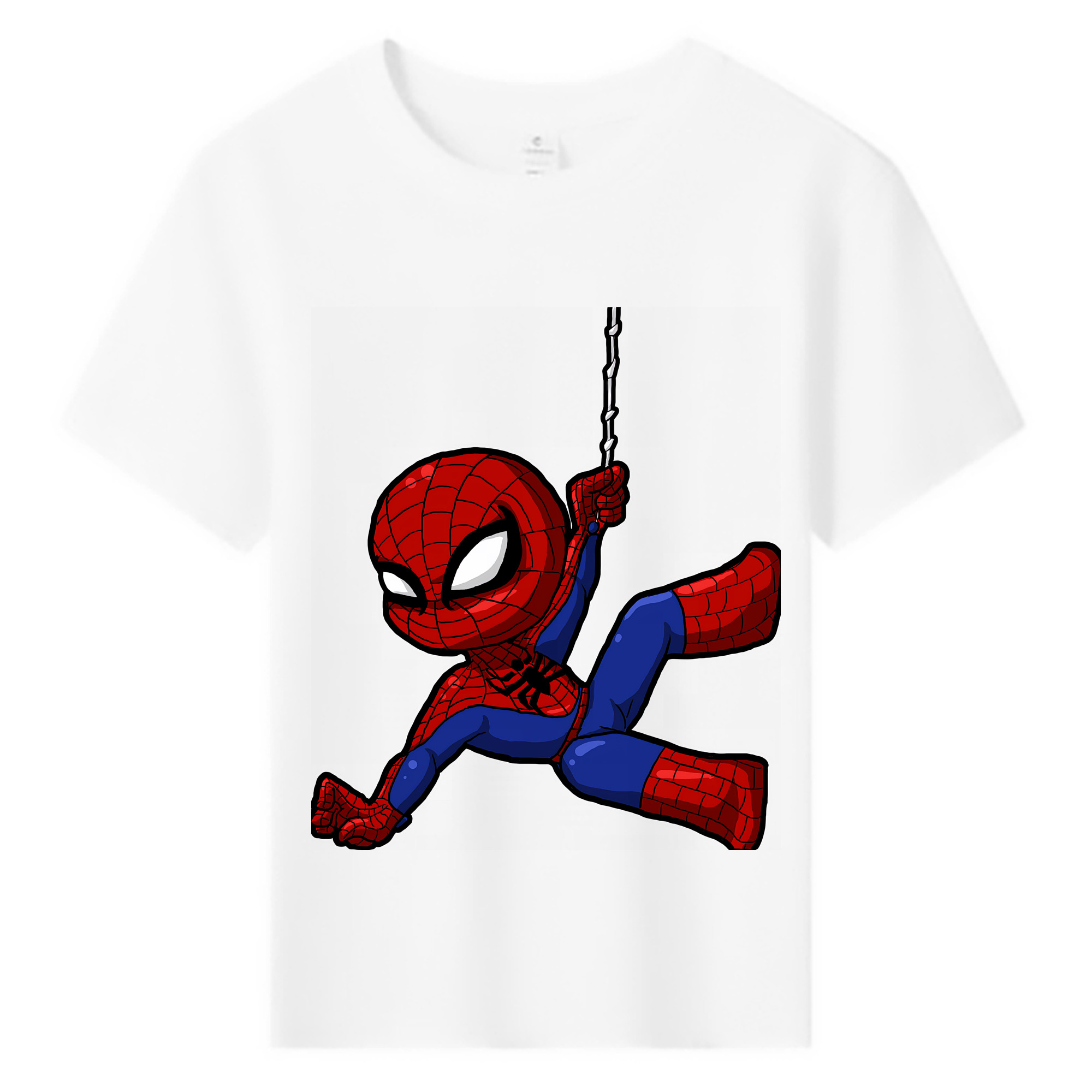 （画像用） Spider Man スパイダーマン 綿100％キッズTシャツ（フロントプリント）