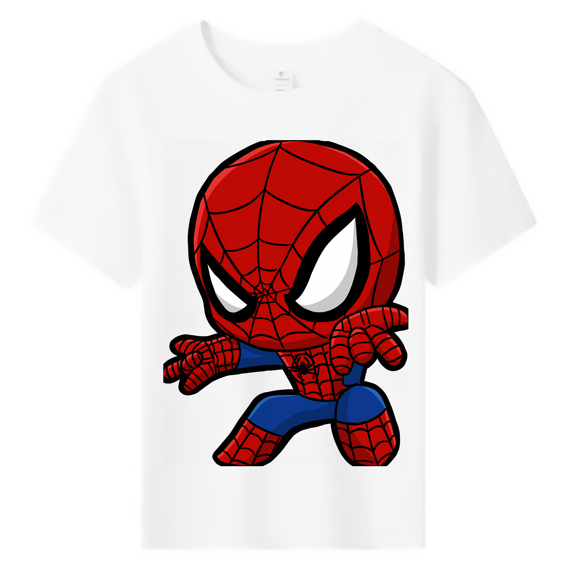 （画像用） Spider Man スパイダーマン 綿100％キッズTシャツ（フロントプリント）